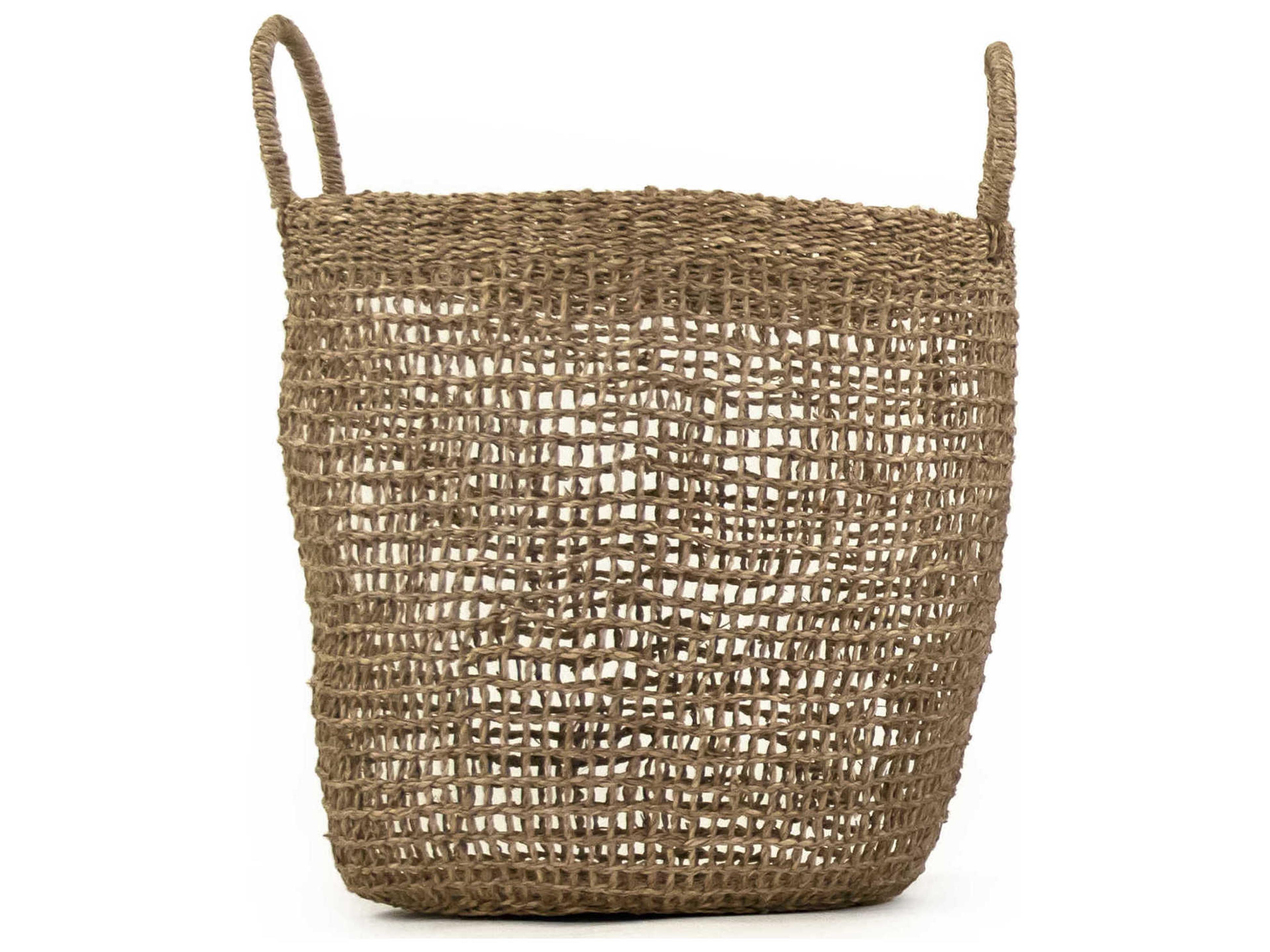 Zentique Brown 15" Woven Basket
