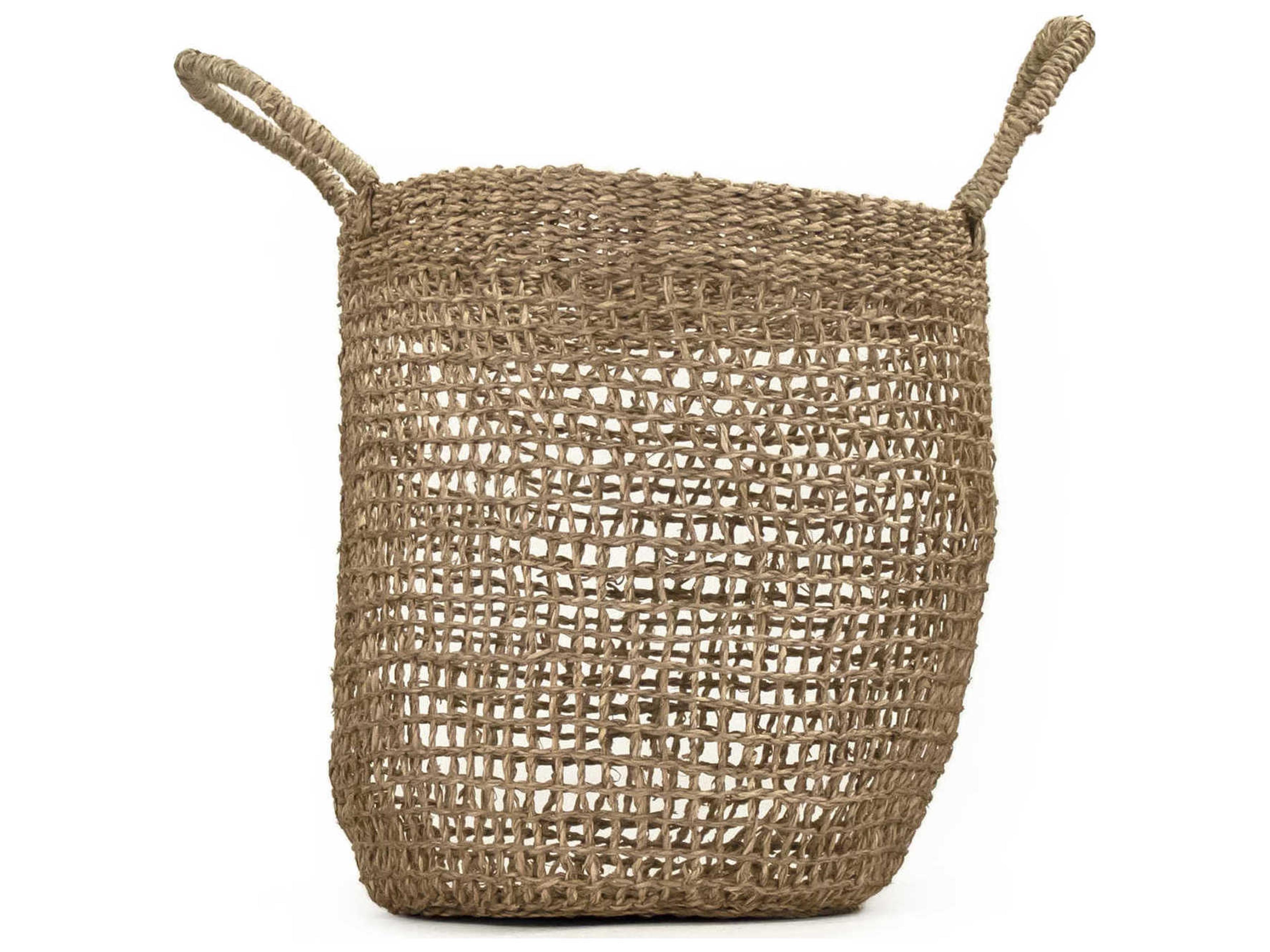 Zentique Brown 14" Woven Basket