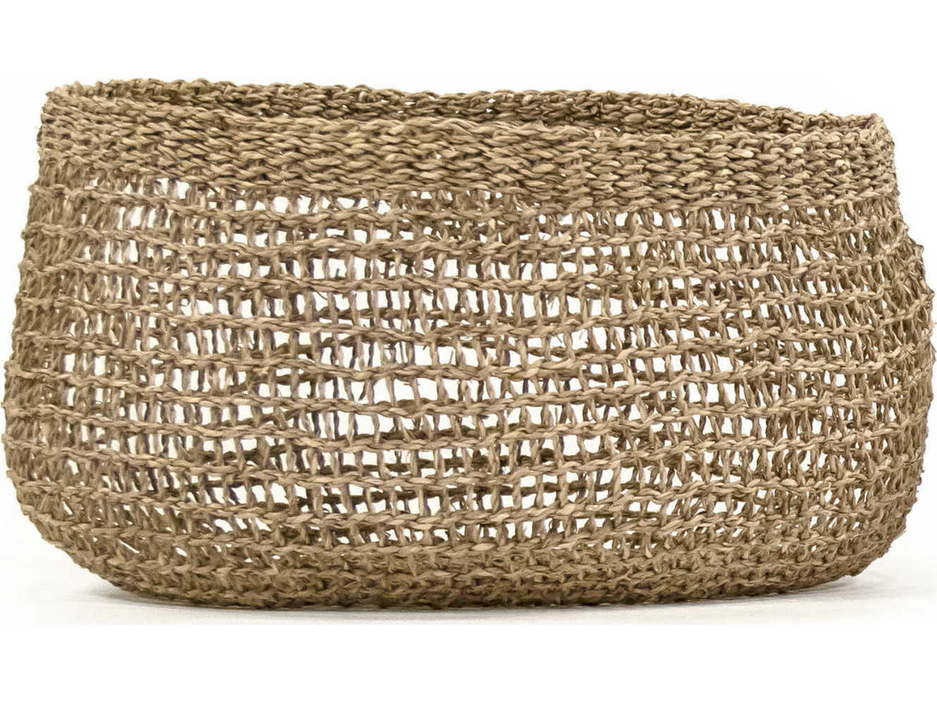 Zentique Woven Brown Storage Bin Large