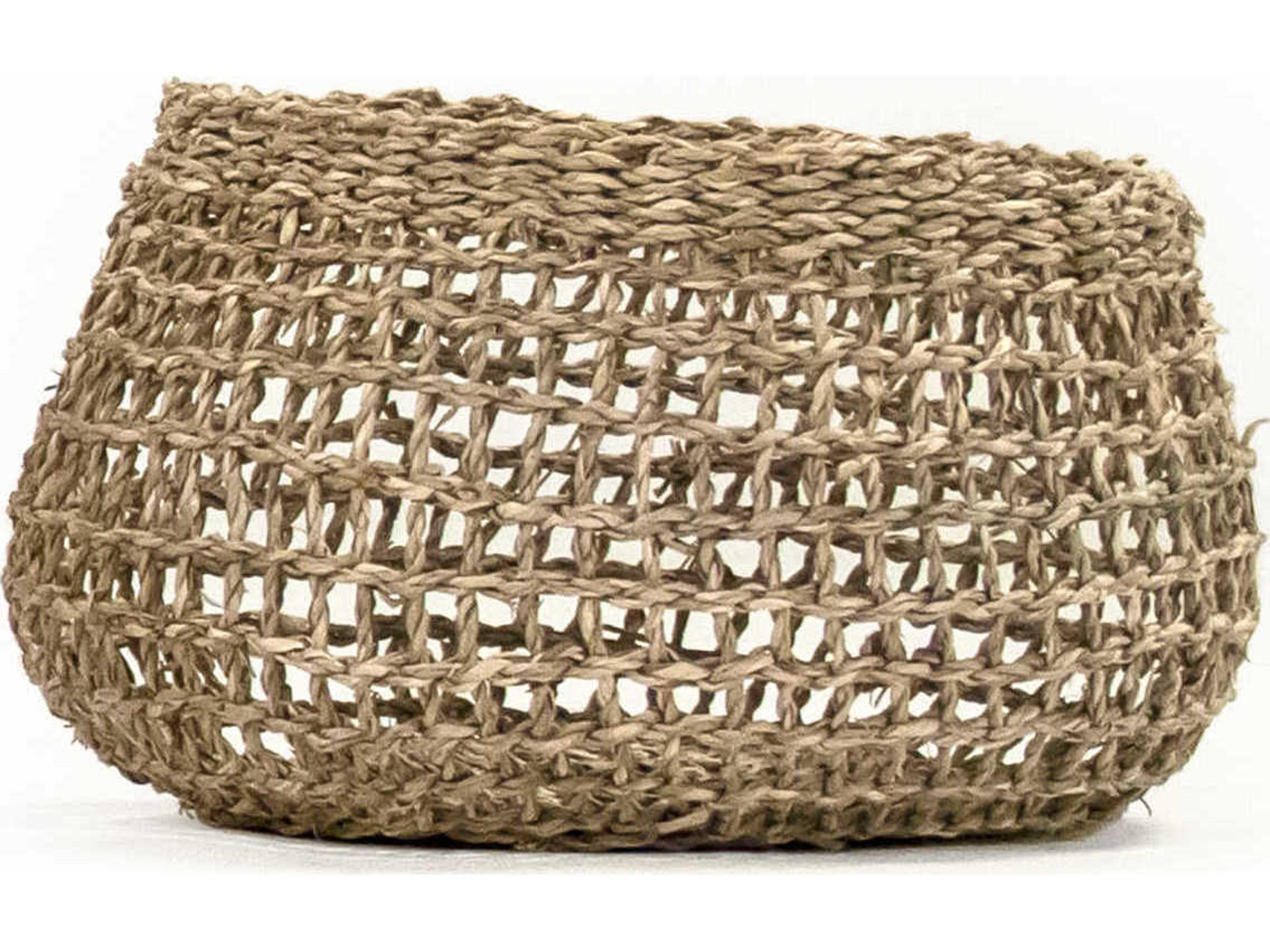 Zentique Woven Brown Storage Bin Small