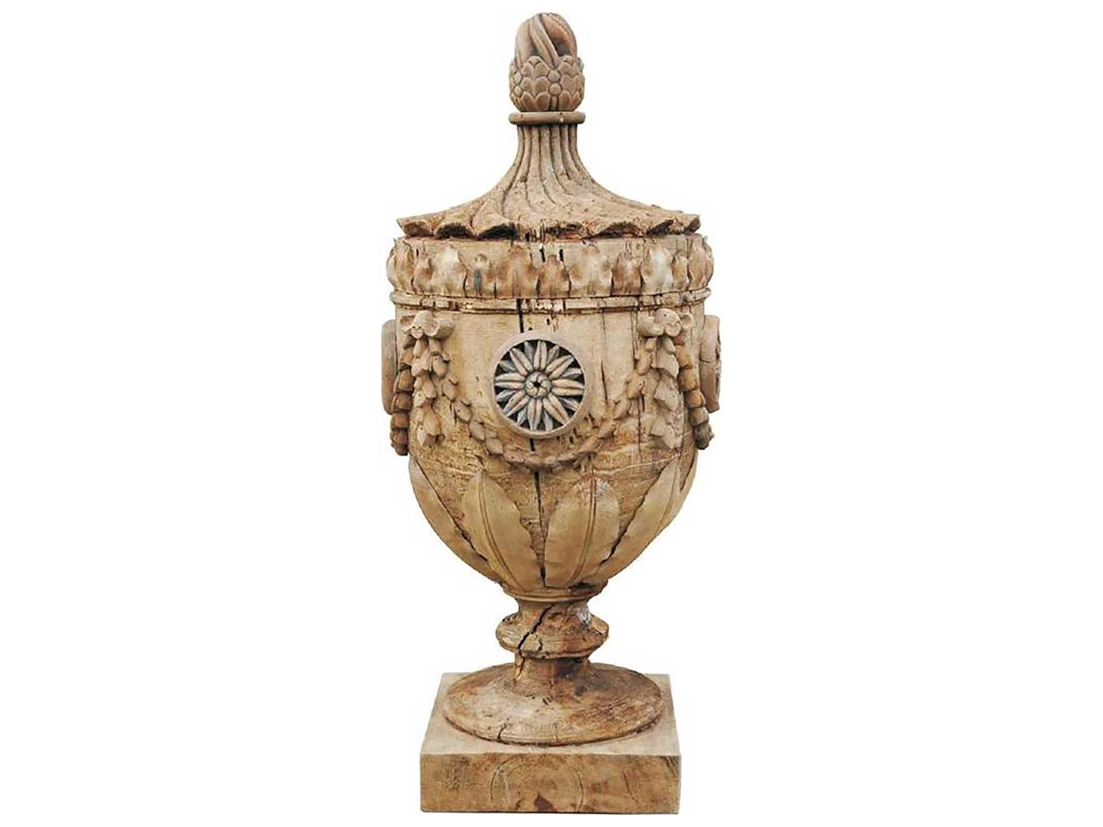 Lea Dry Natural Wooden Urn