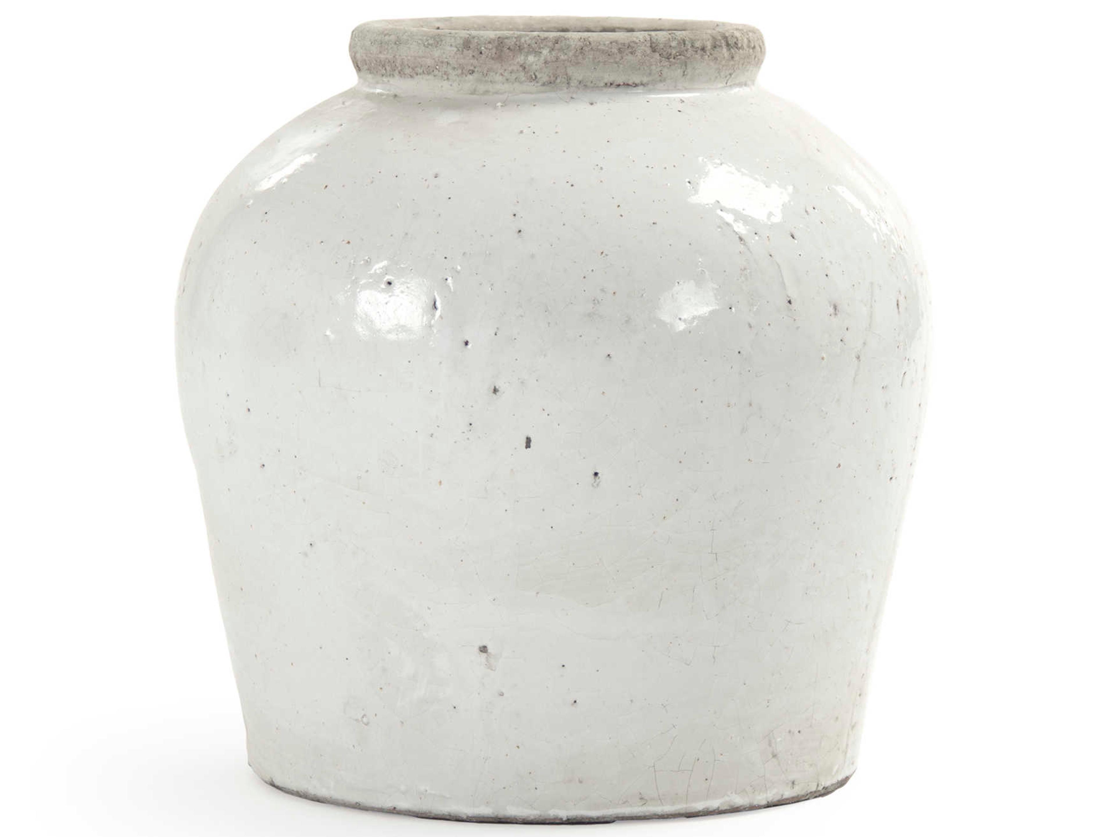 Zentique White Vase