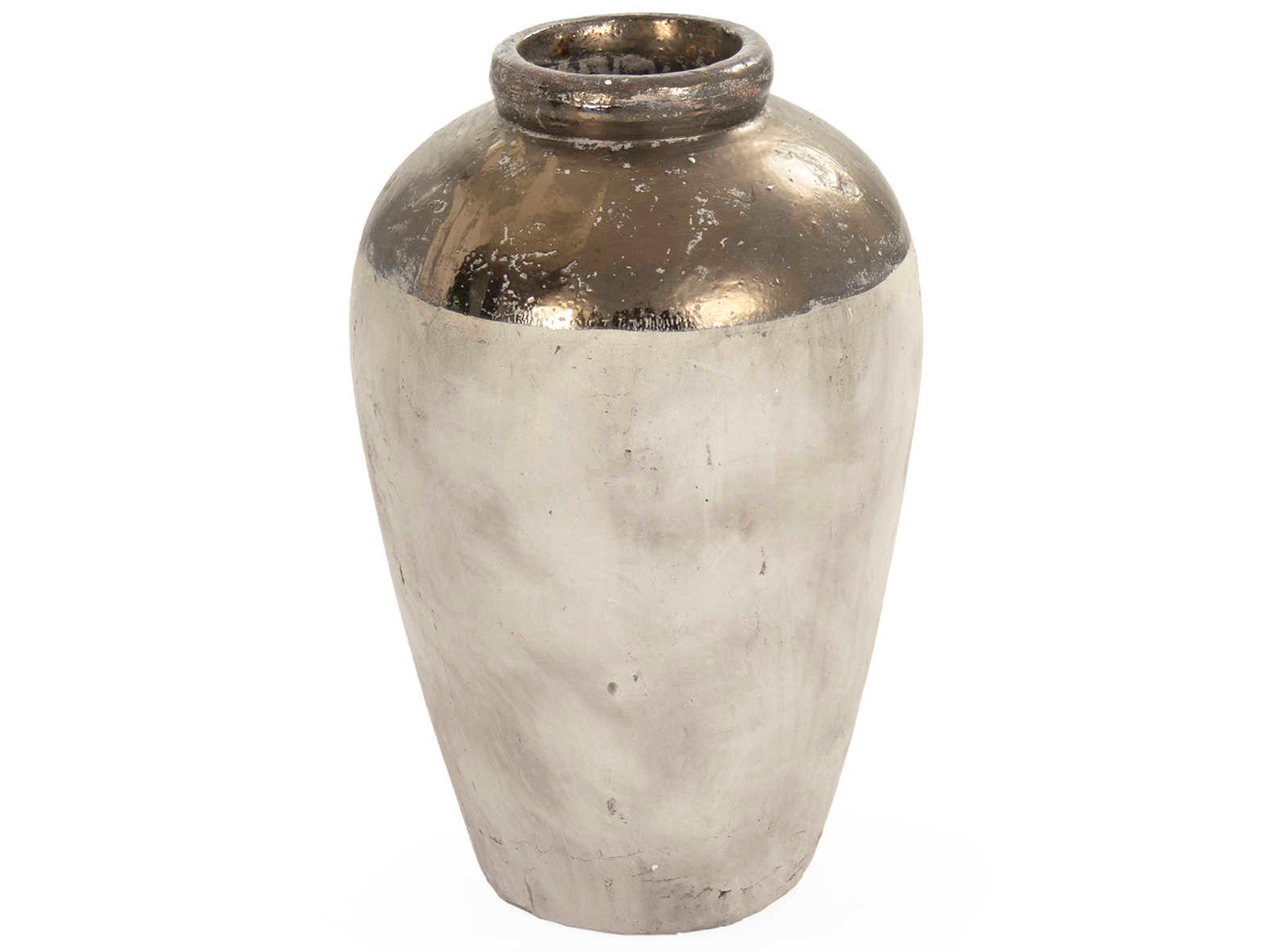 Zentique Gilded Top 16" Vase