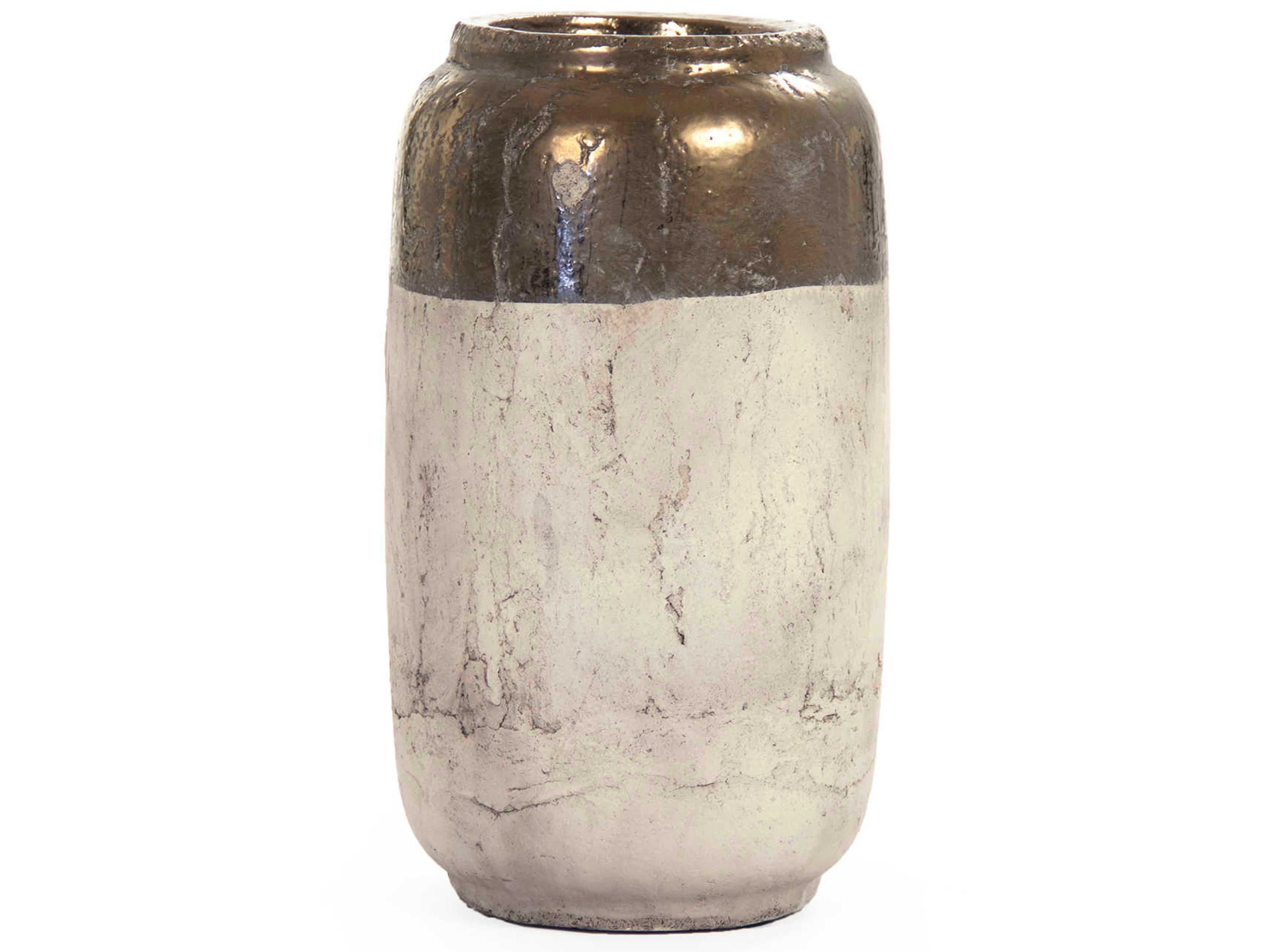 Zentique Gilded Top 8" Vase