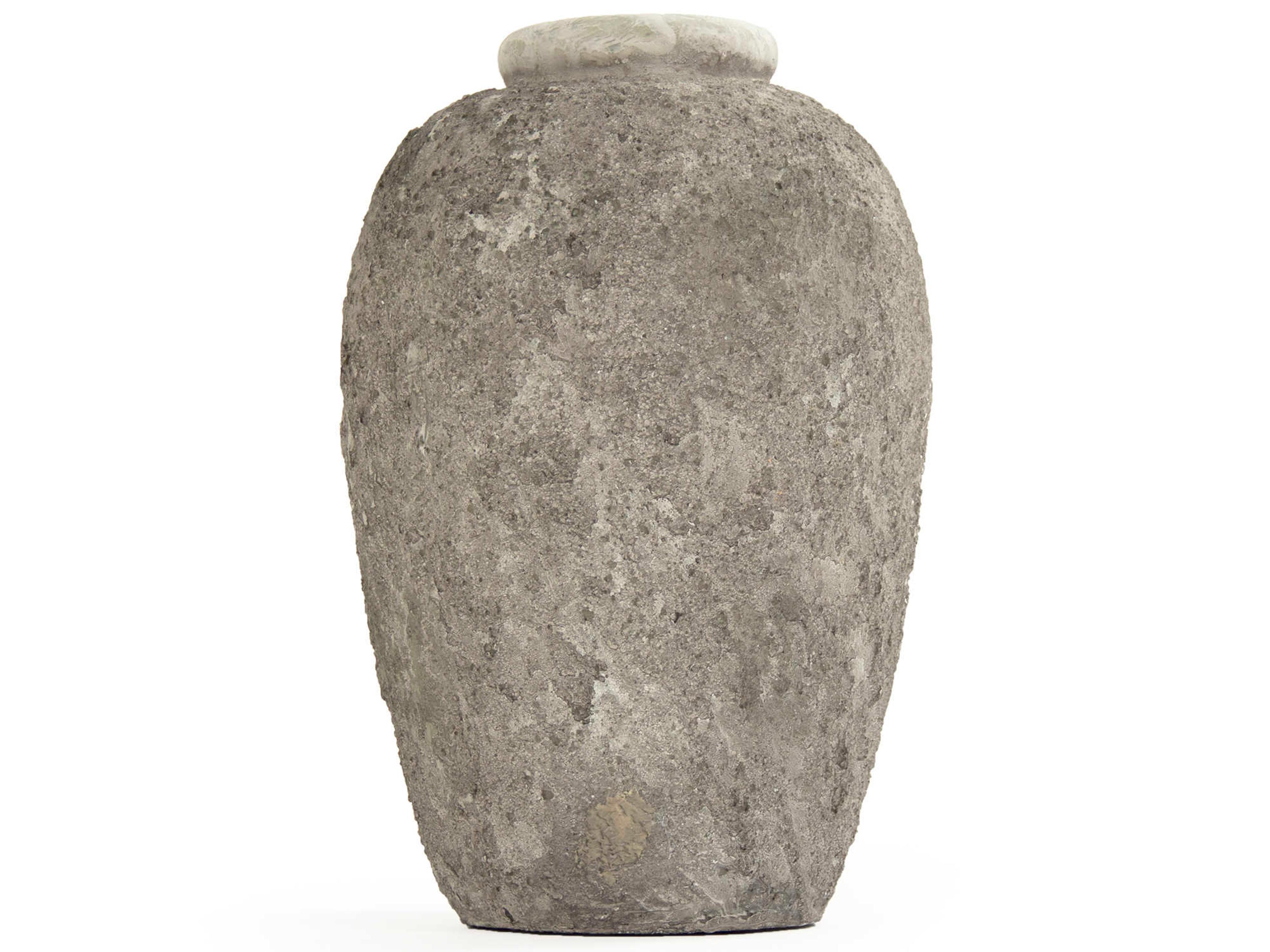 Grey 17" High Jar