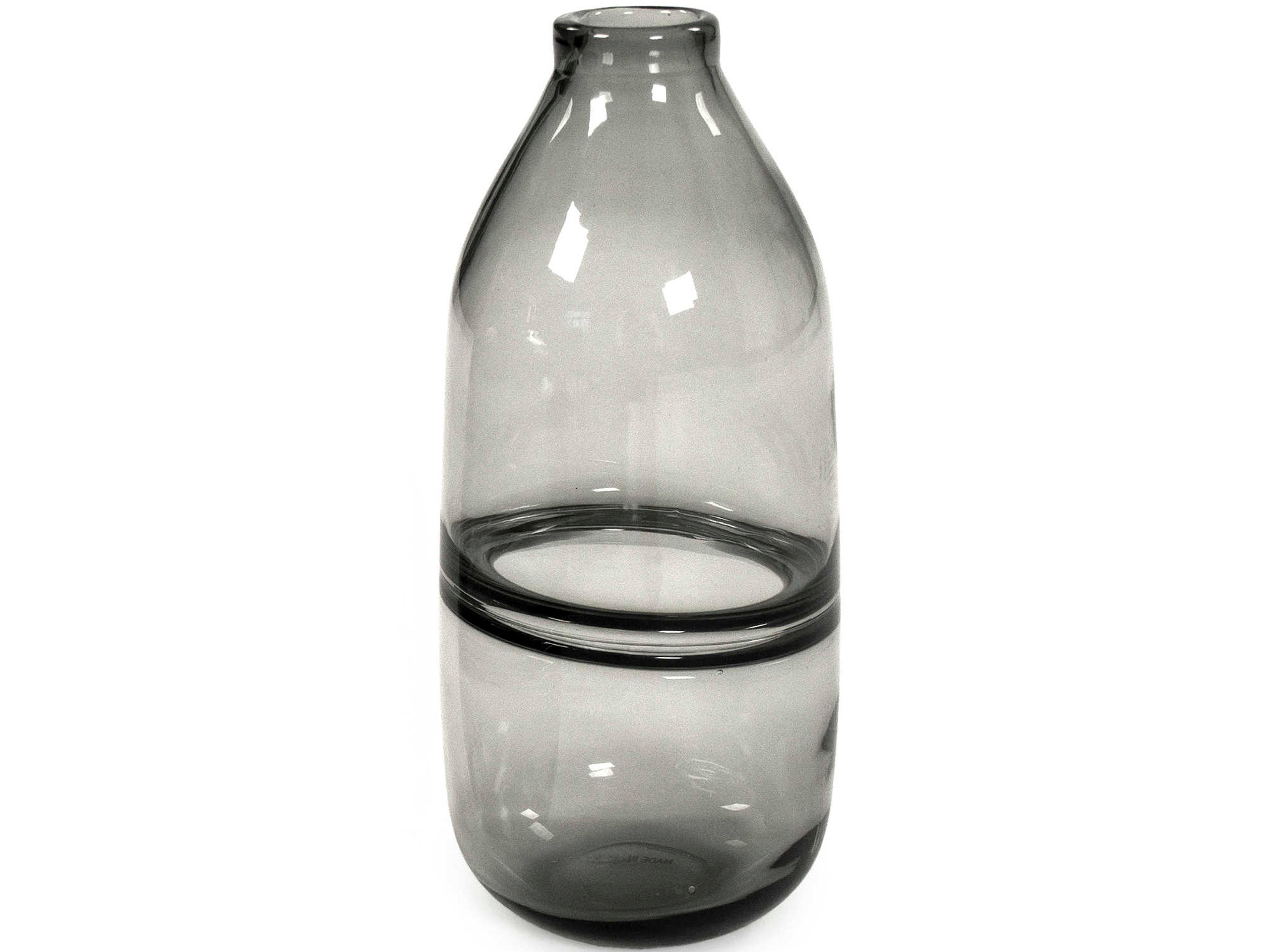 Zentique Grey Glass Bottle