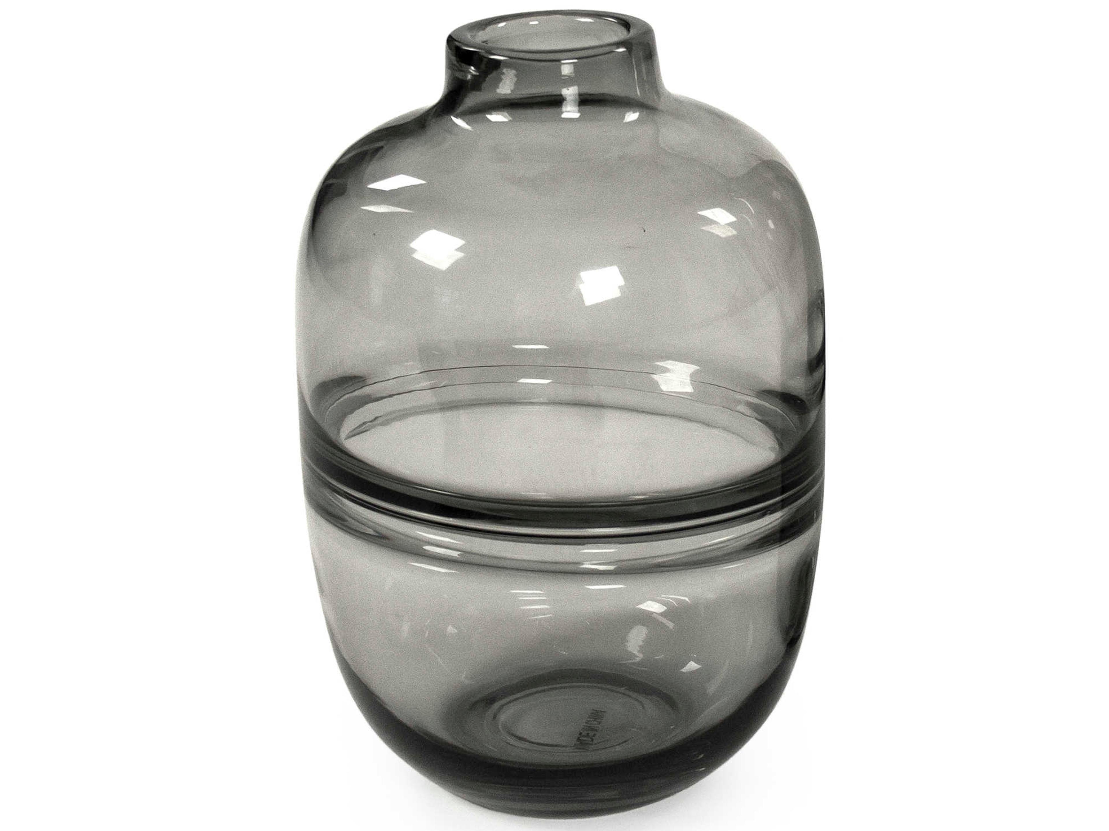 Zentique Grey Glass Bottle