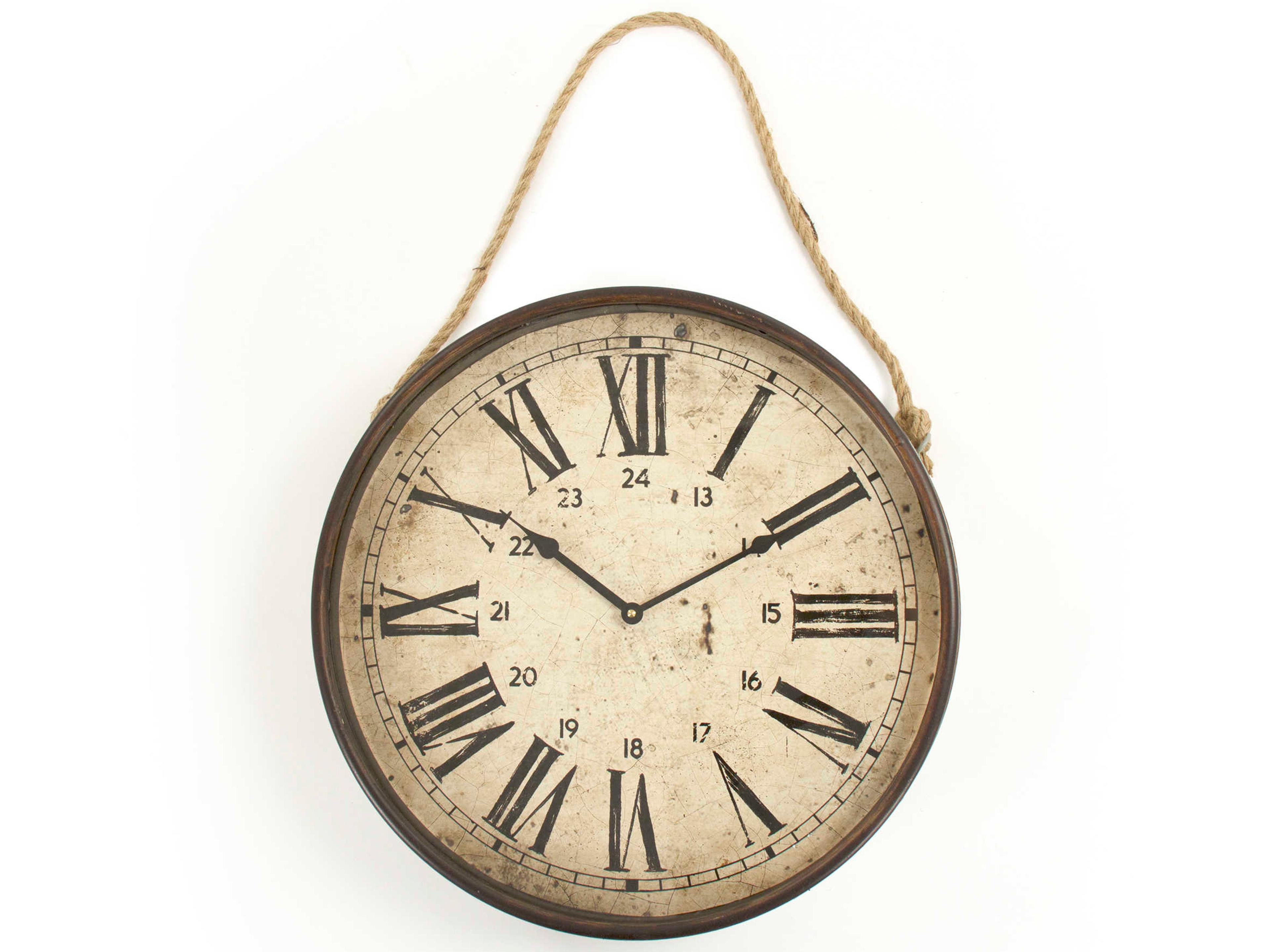 Antique Grey Bale Wall Clock