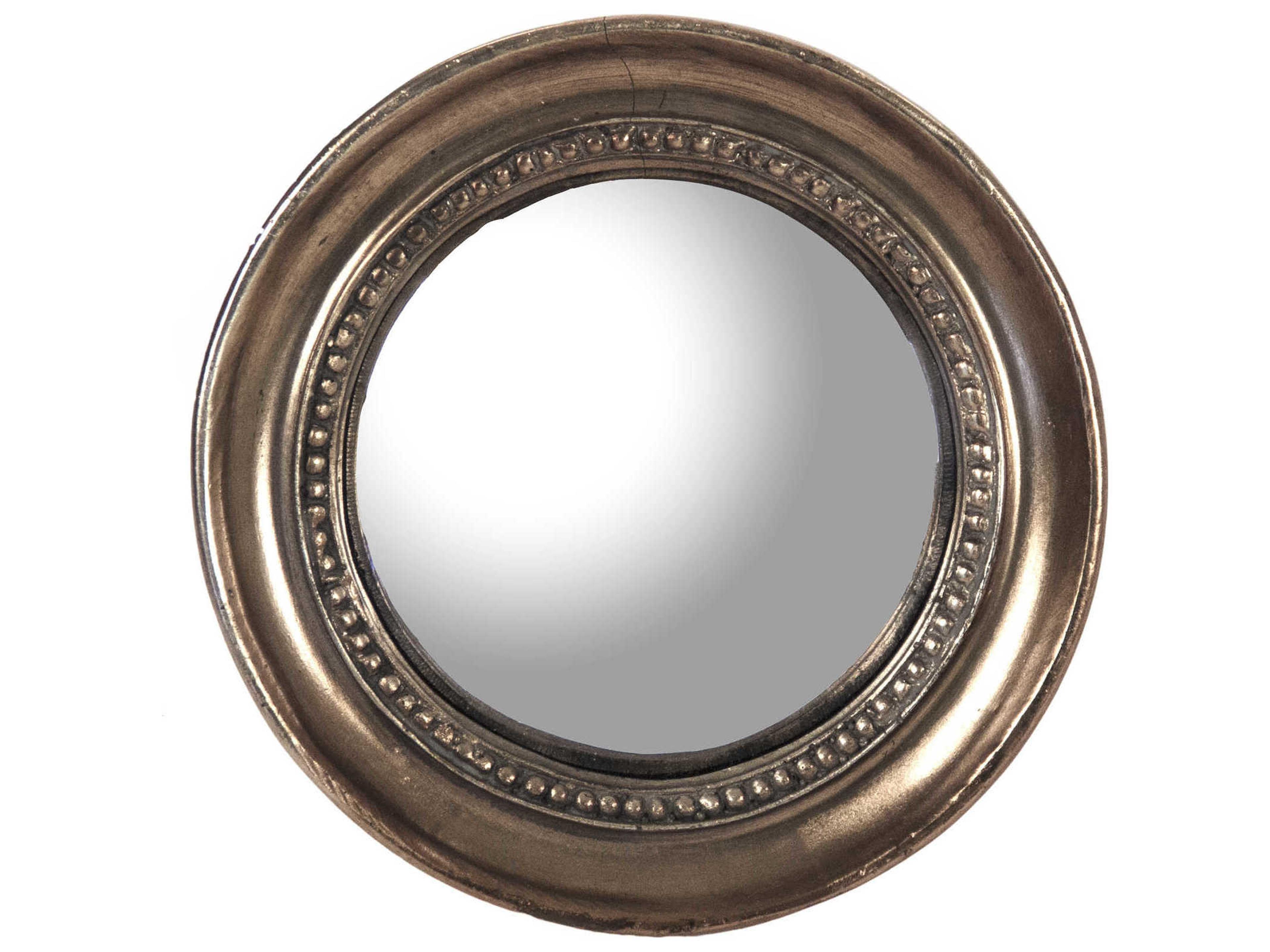 Zentique Lenka Antique Bronze Round Wall Mirror