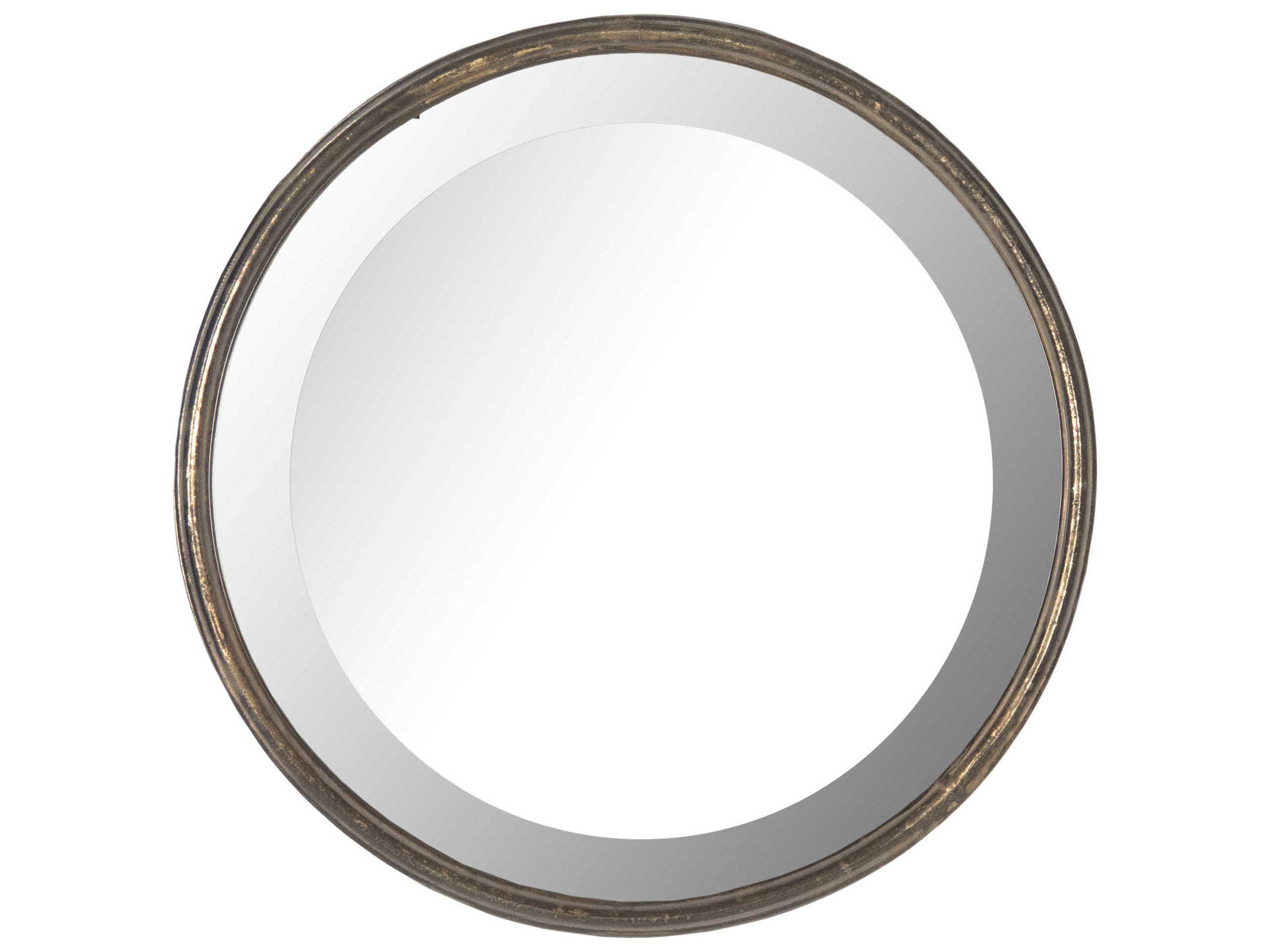 Zentique Sasha Antique Bronze Round Wall Mirror