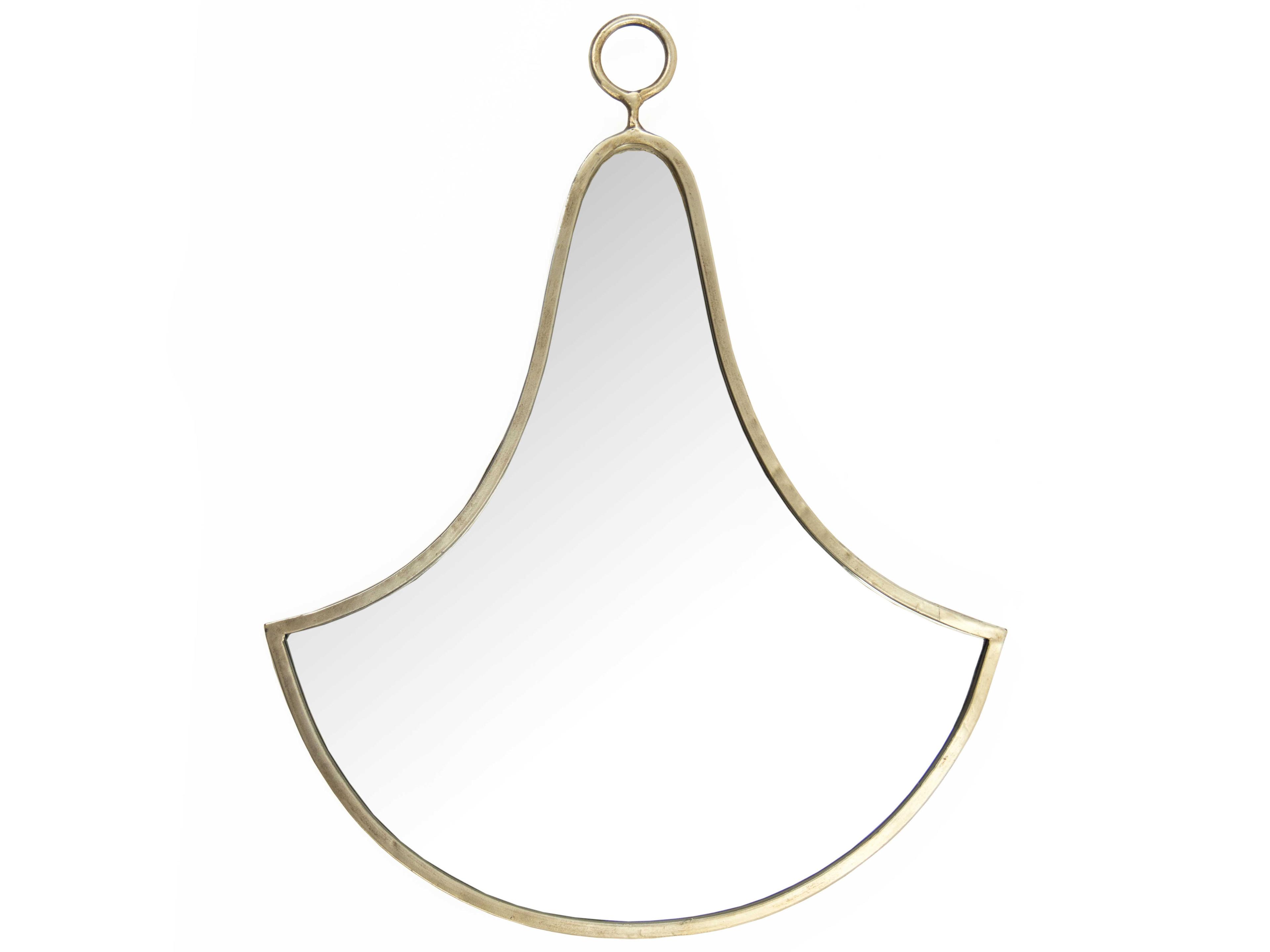 Zentique Clochette Distressed Silver Wall Mirror