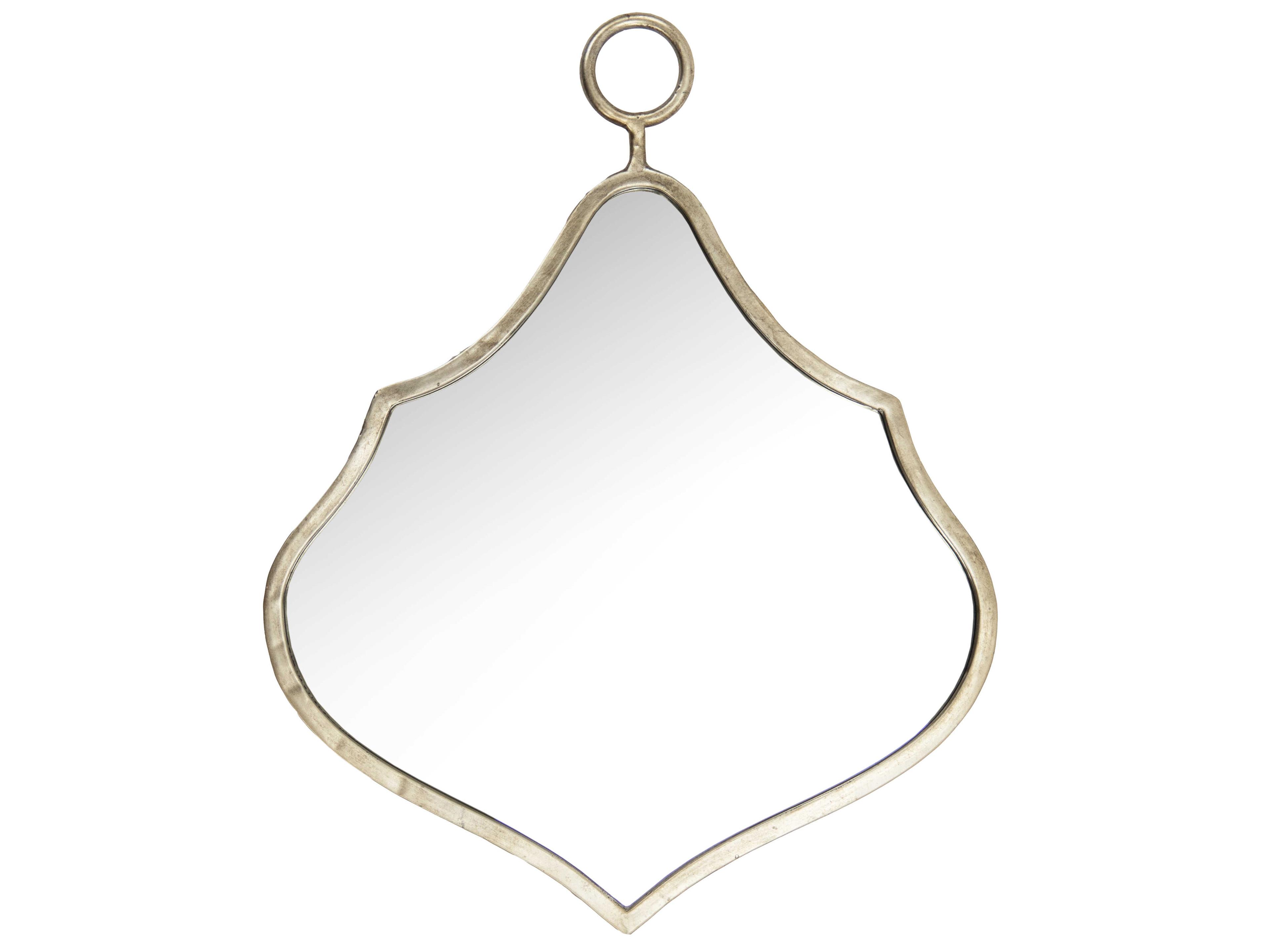 Zentique Abeille Distressed Silver Wall Mirror