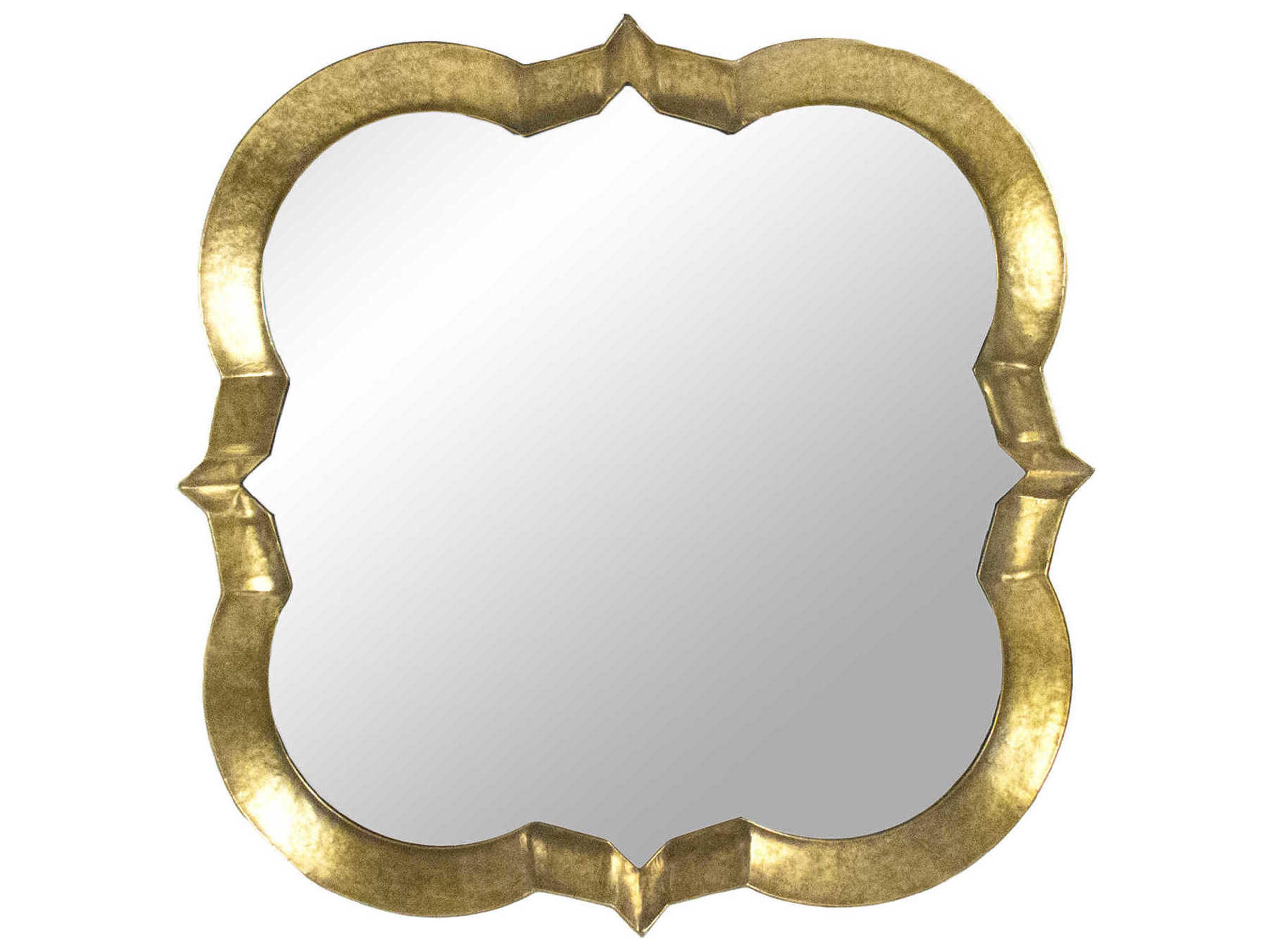Zentique Elisha Distressed Gold Wall Mirror
