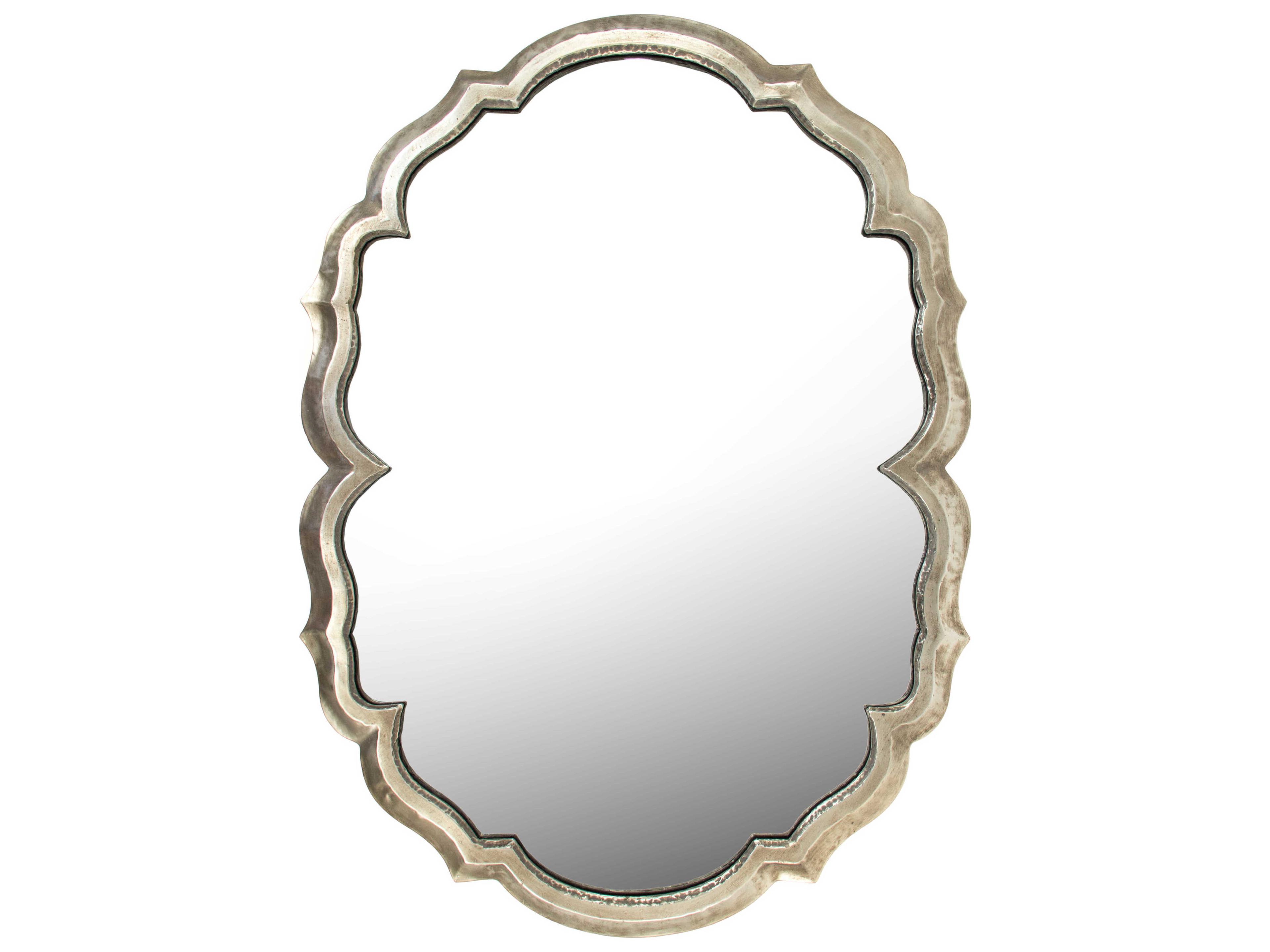 Zentique Epine Distressed Silver Wall Mirror