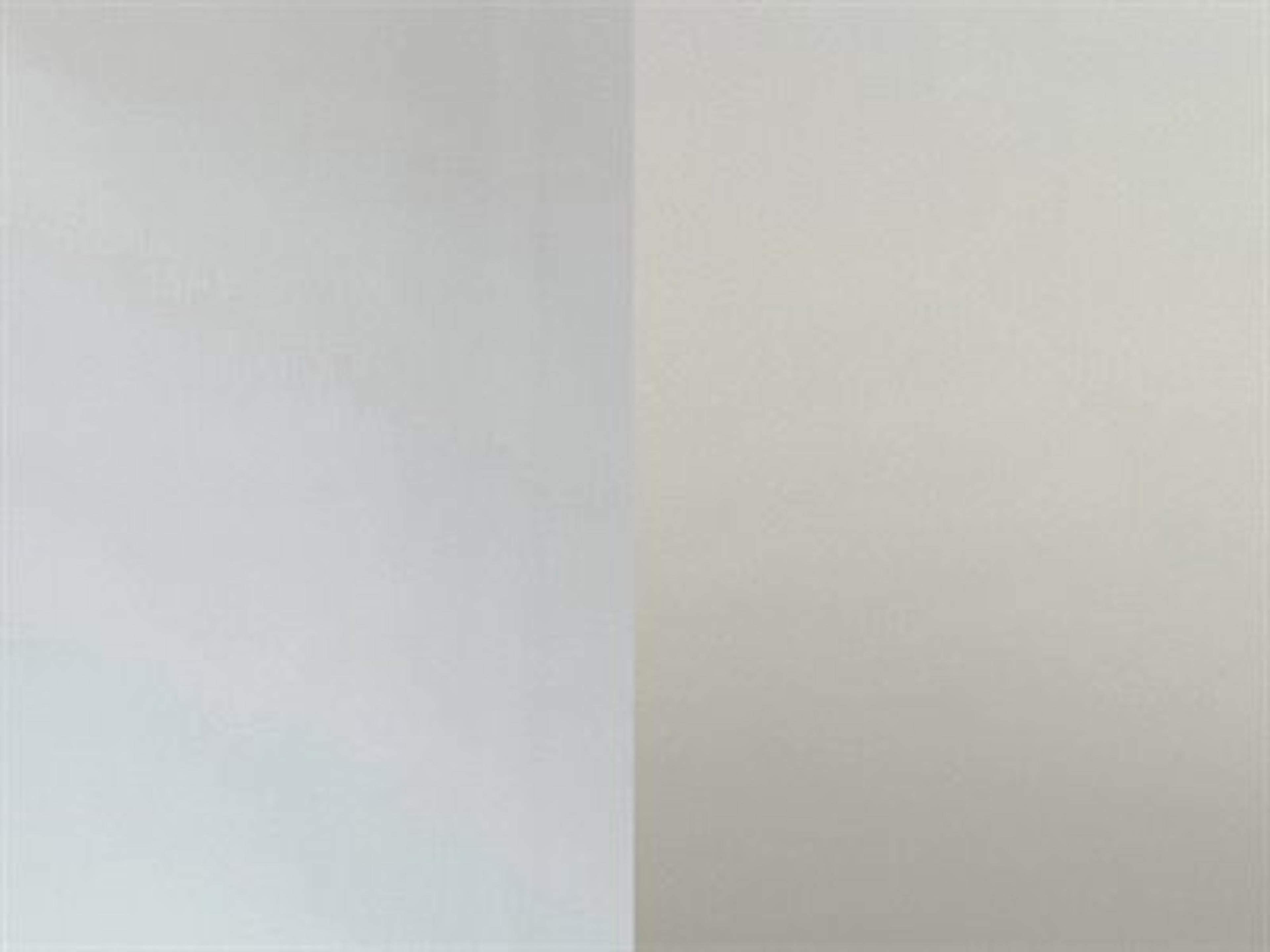 Glass: Clear with White Inner Cylinder