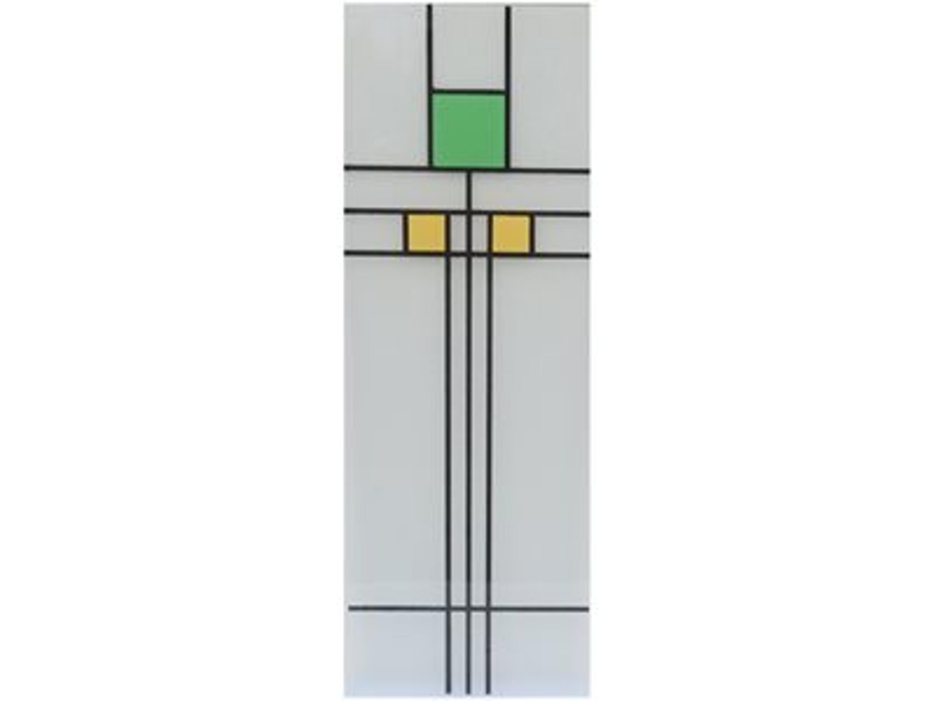 Glass: Yellow and Green Combination