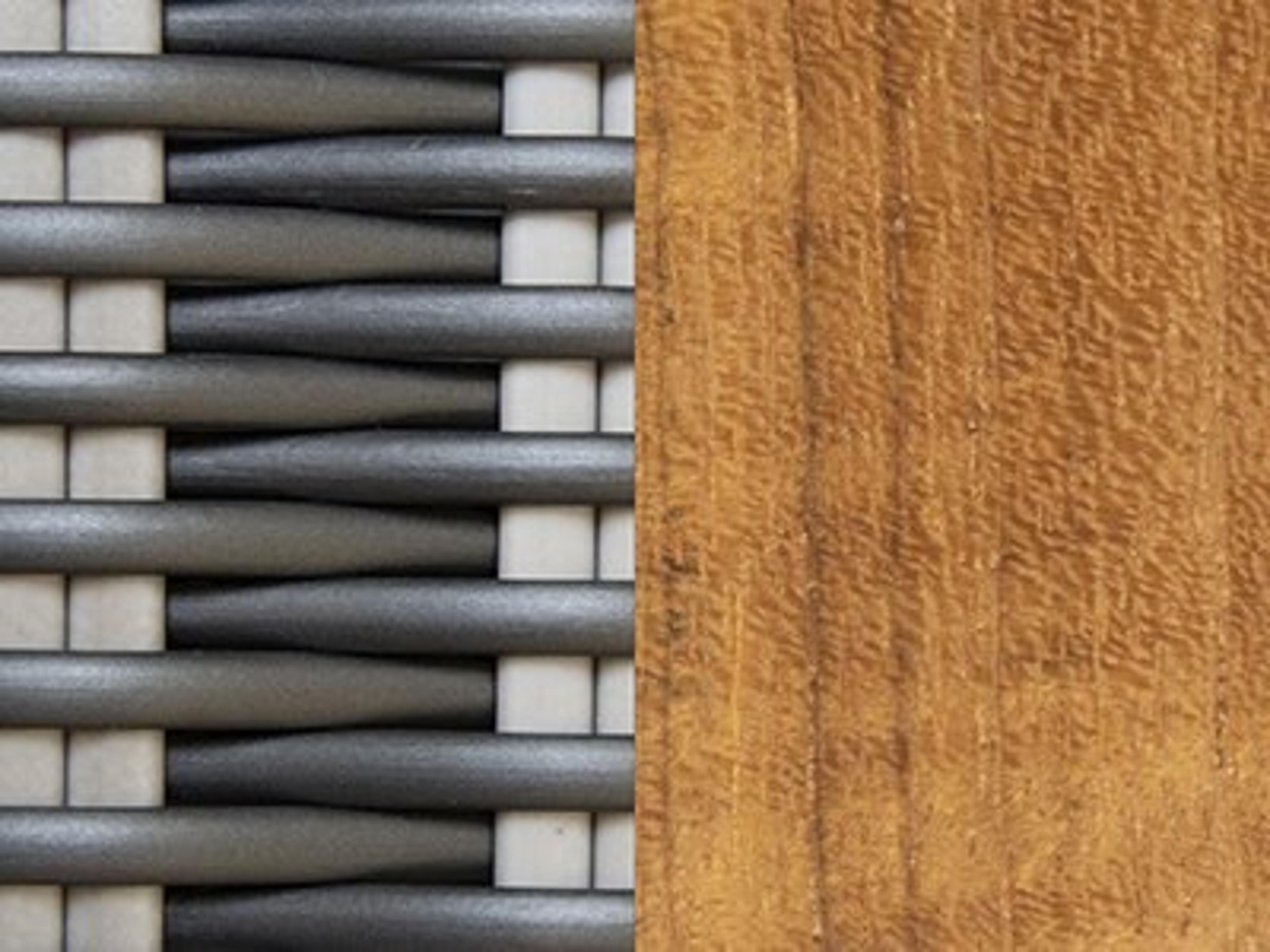 Seating Frame Finish: Grey/Light Grey Weave