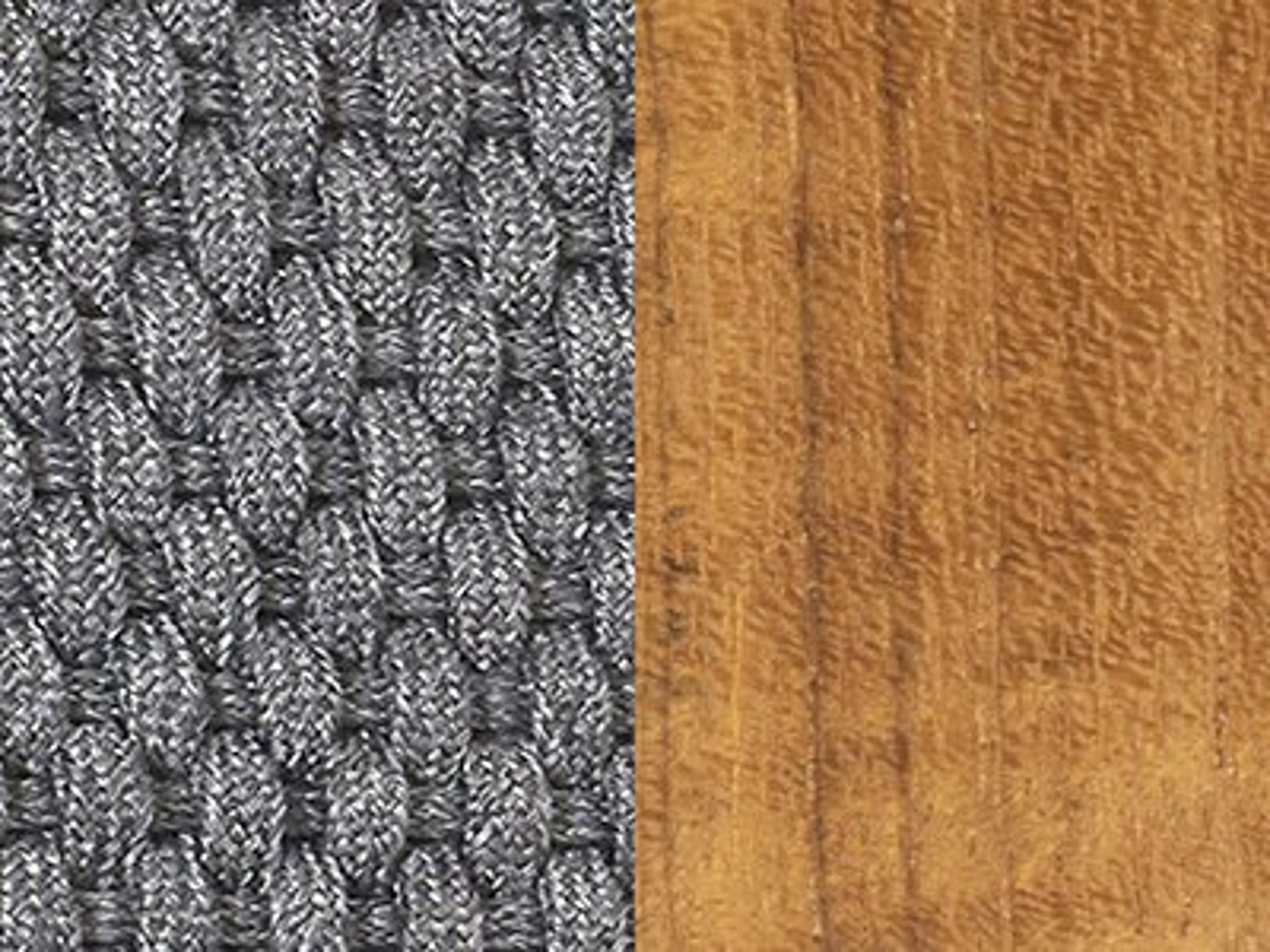 Seating Frame Finish: Light Grey and Teak