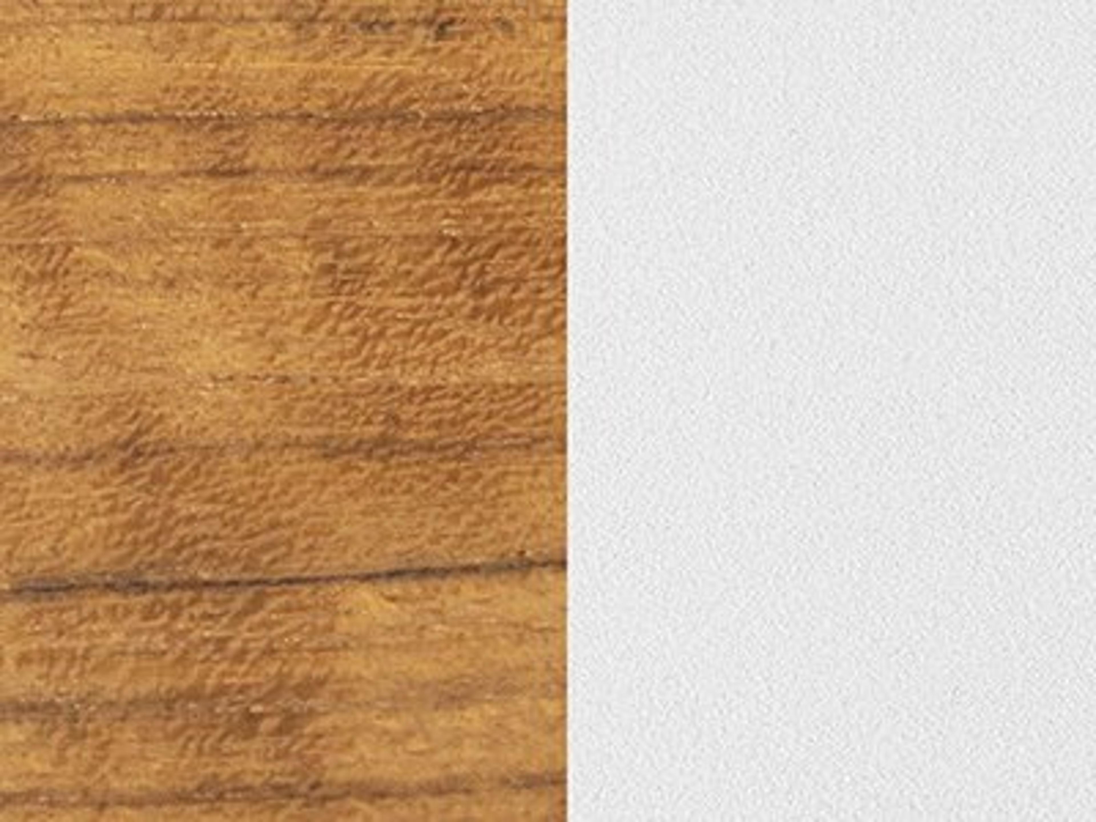 Storage Finish: Teak W/White Aluminum