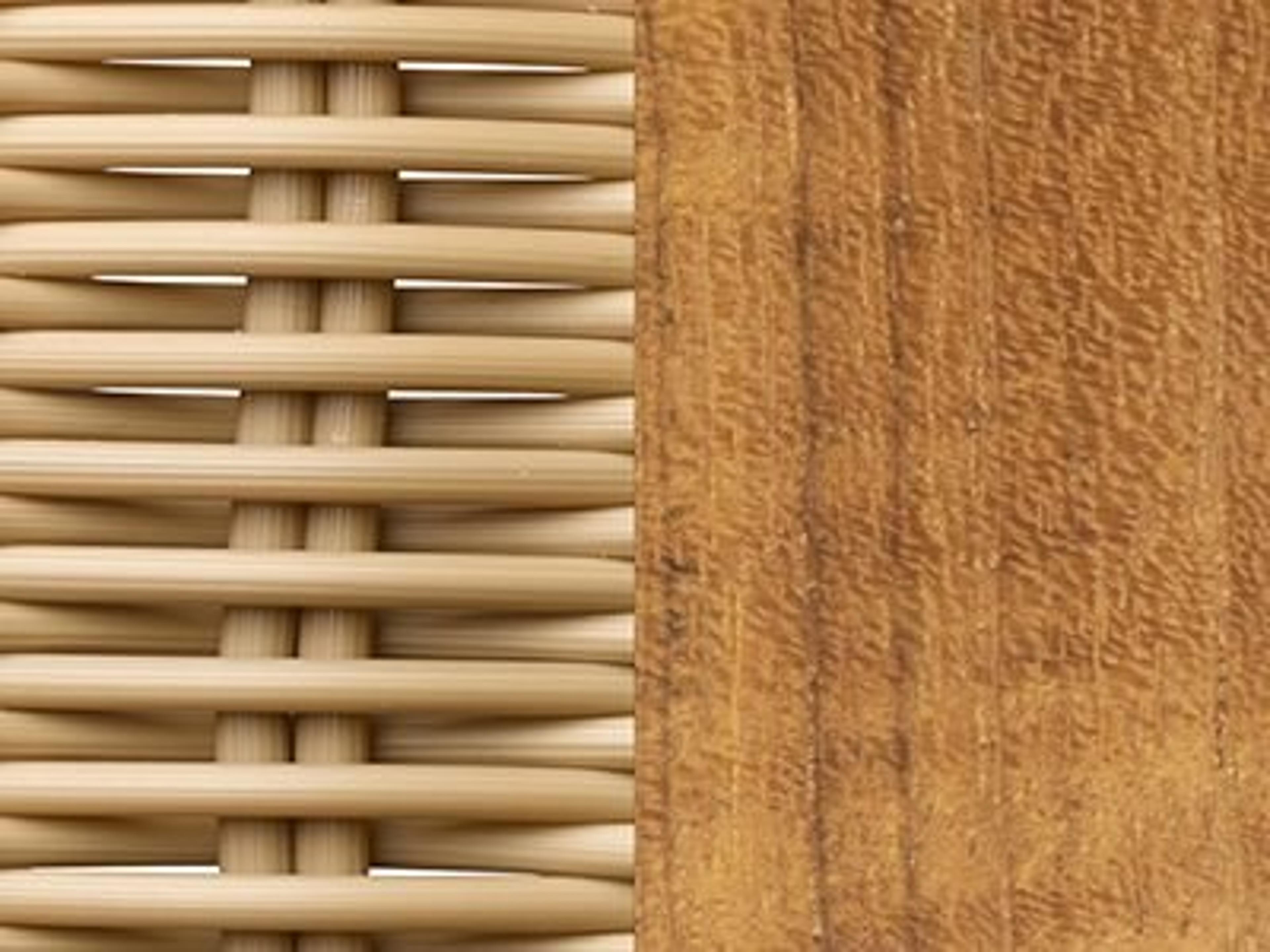 Seating Frame Finish: Light Natural Weave