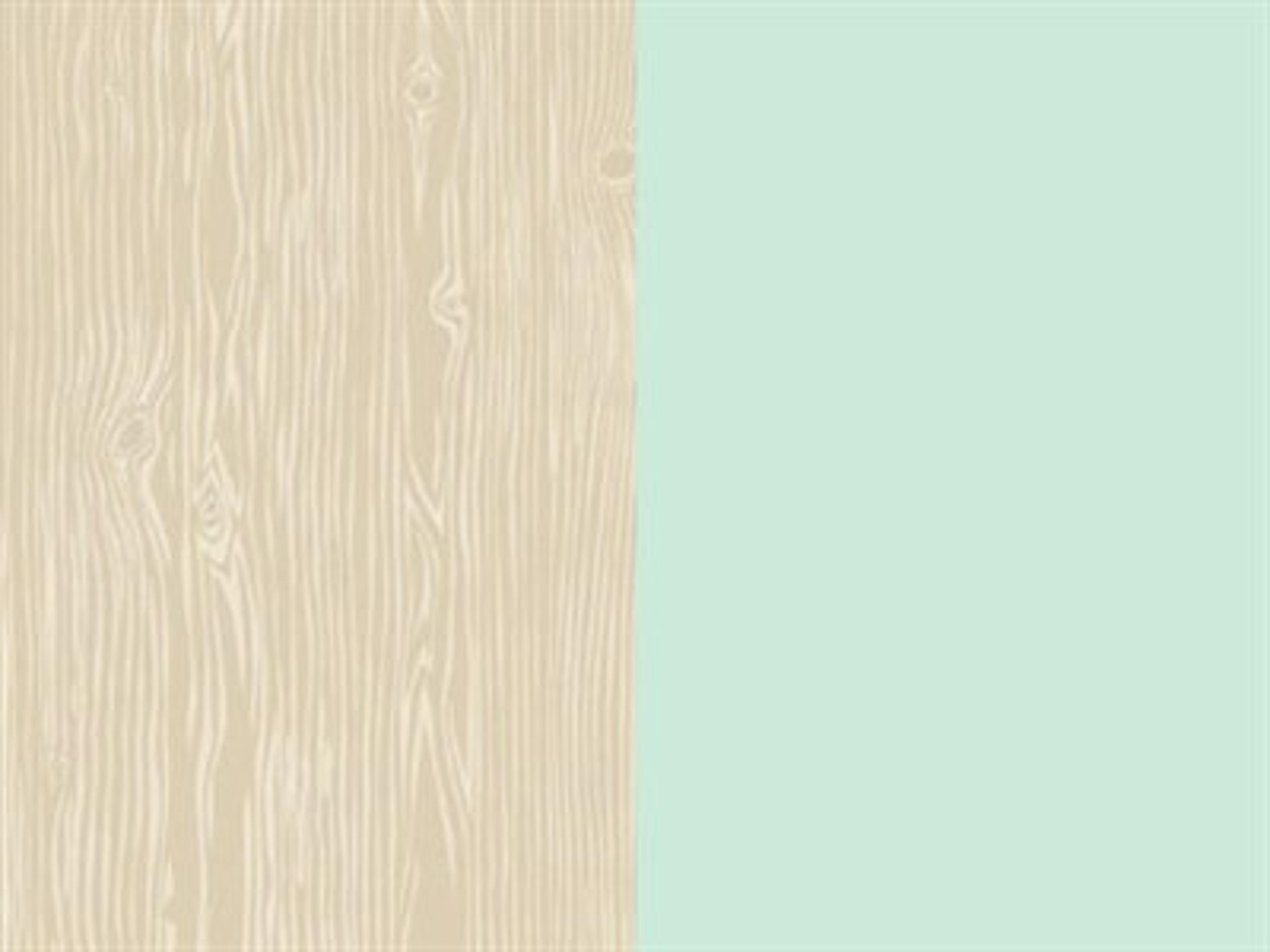 Finish: Bleached Beech Wood / Transparent Thyme Green polycarbon