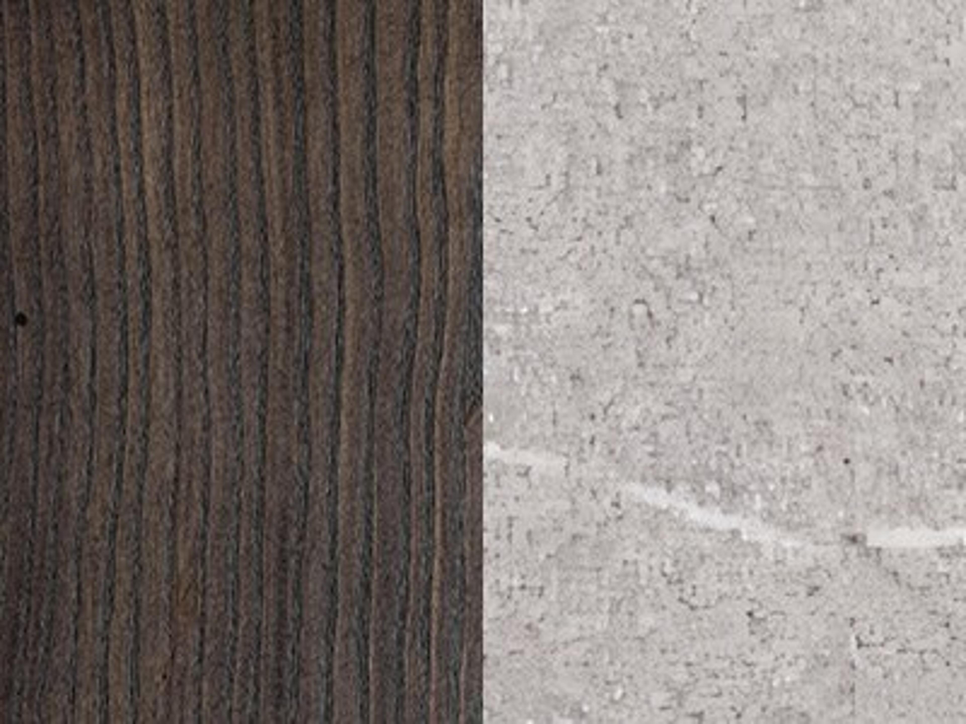 Finish: Smoke Beech Wood / Matt Optic White Metal / Piasentina Stone Melamine