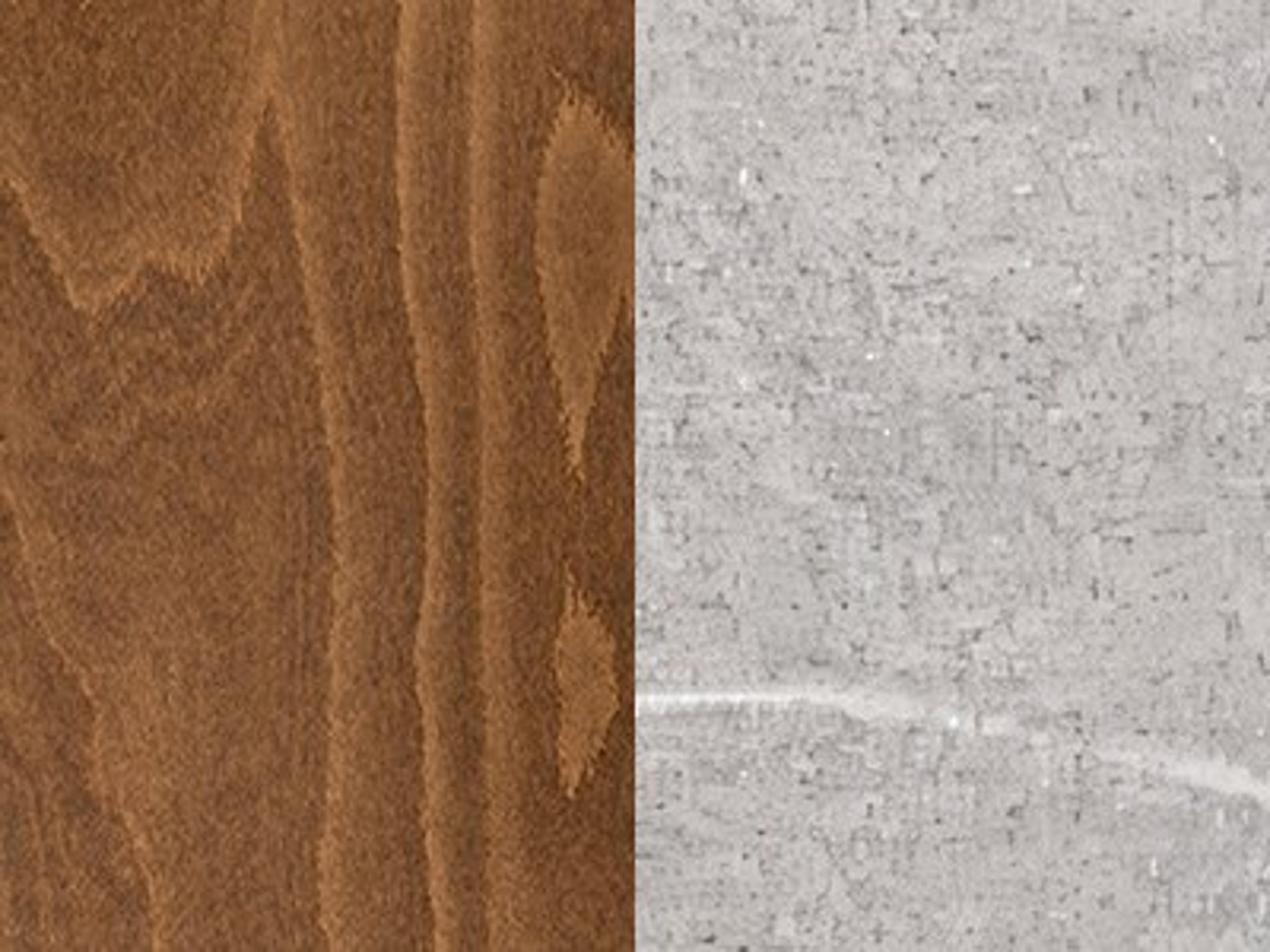 Finish: Walnut Beech Wood / Matt Optic White Metal / Piasentina Stone Melamine