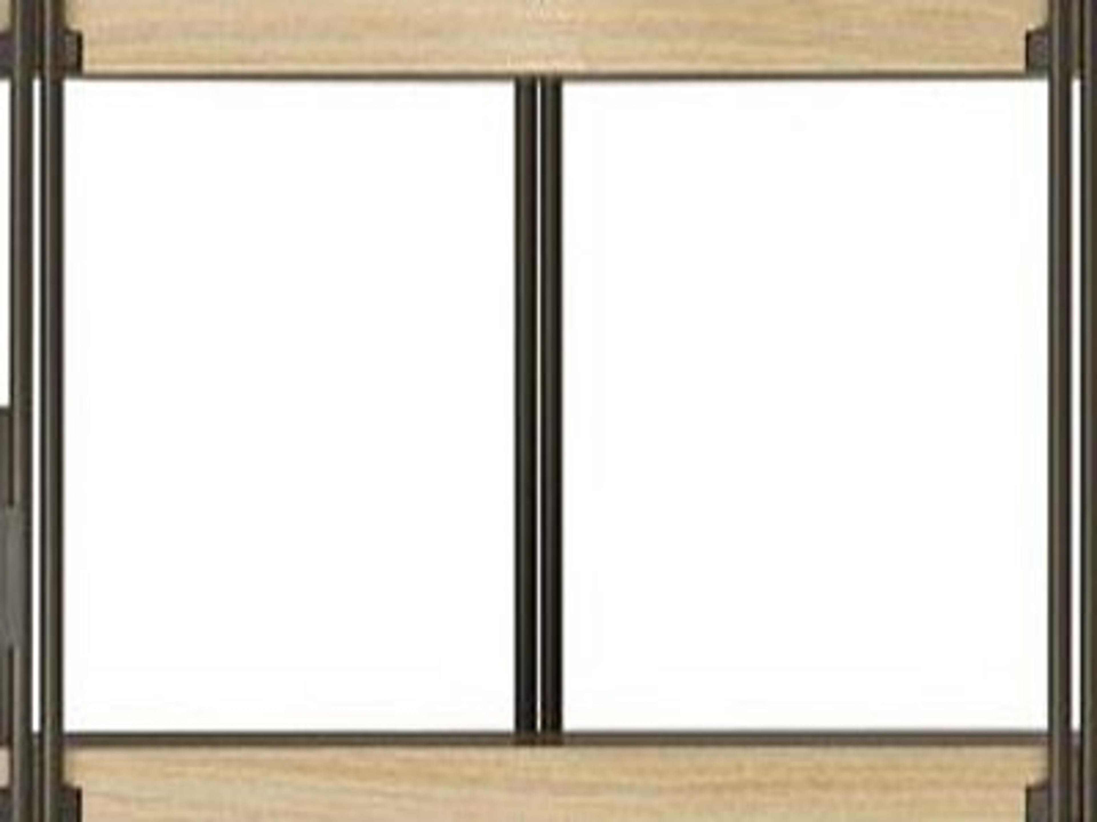 Finish: Bronze / Veneered Oak Shelves Bookcase