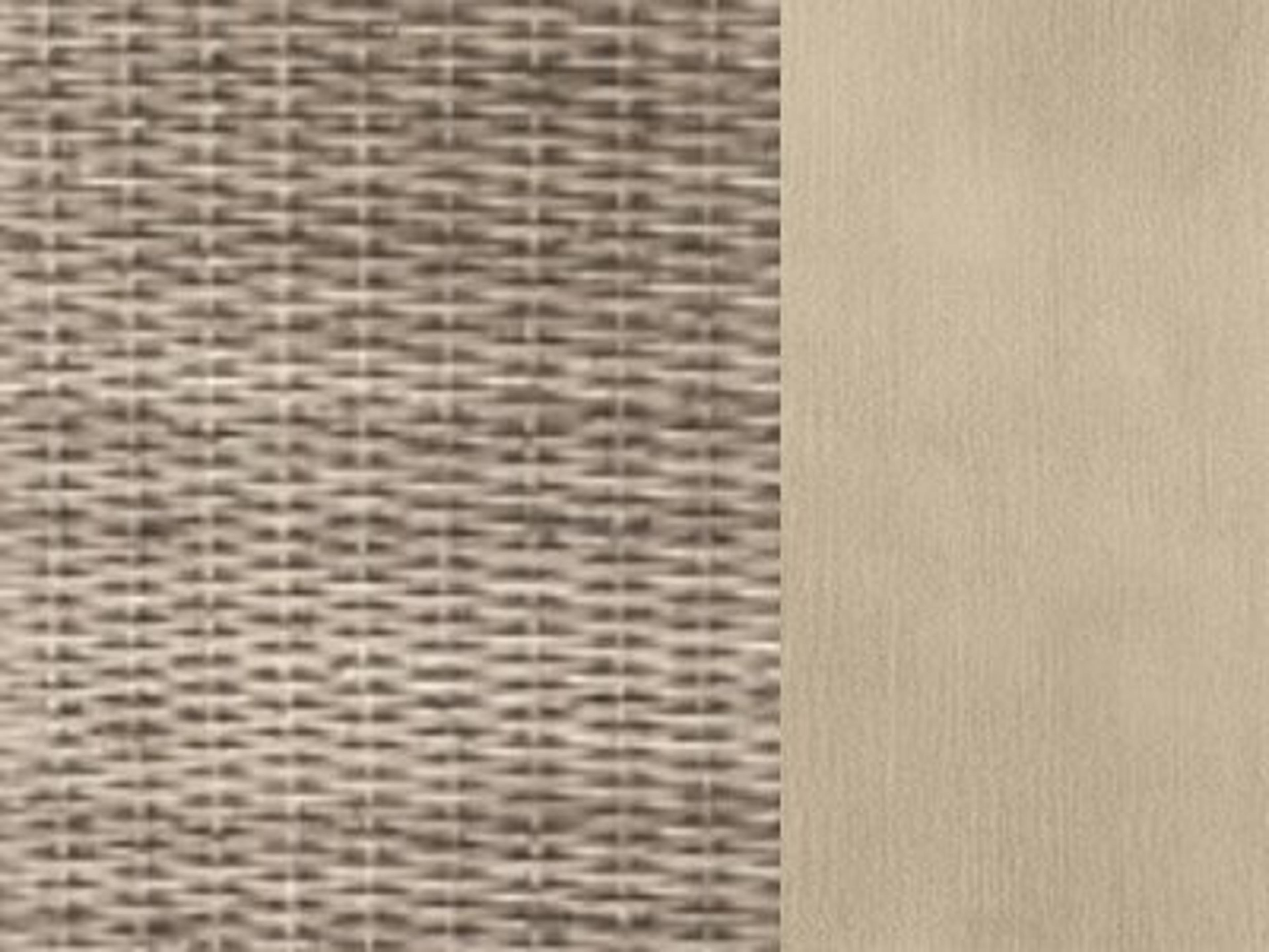 Seating Frame Finish: Barley Wicker and Flax Aluminum