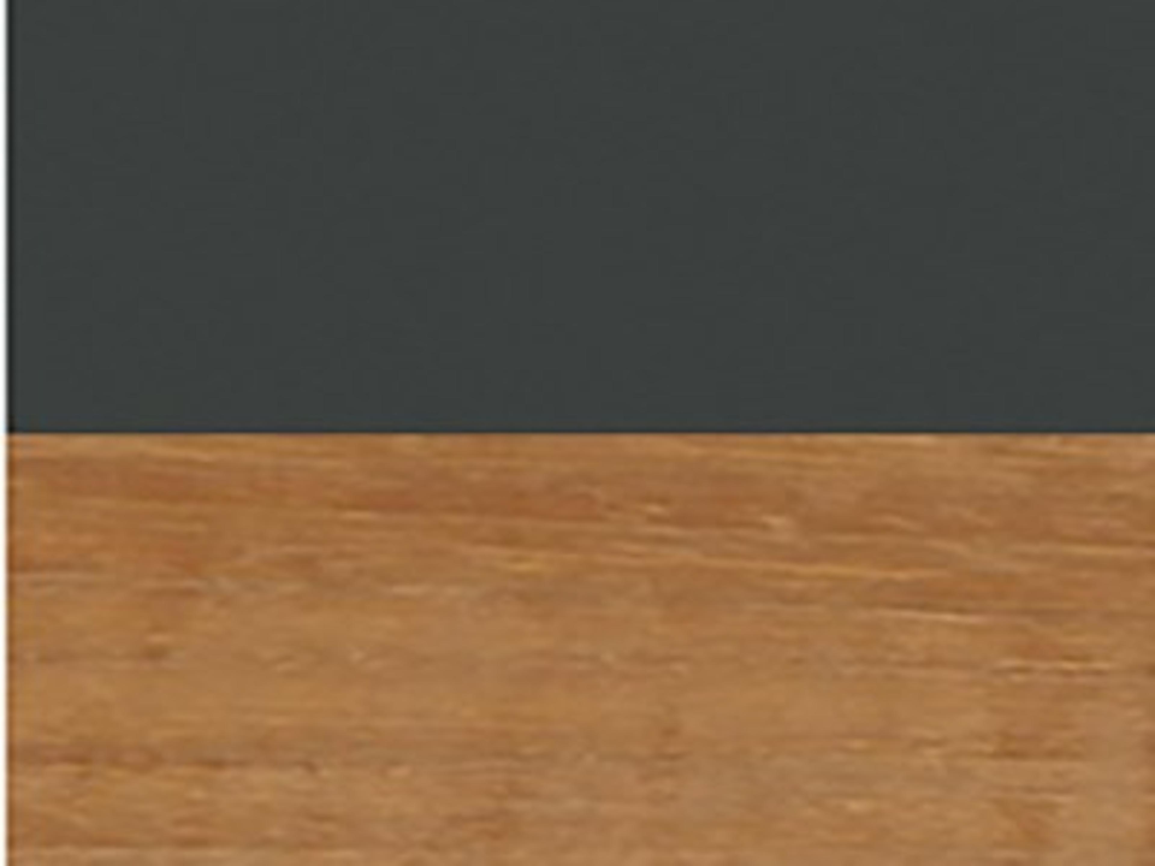 Table Finish: Dark Grey and Teak