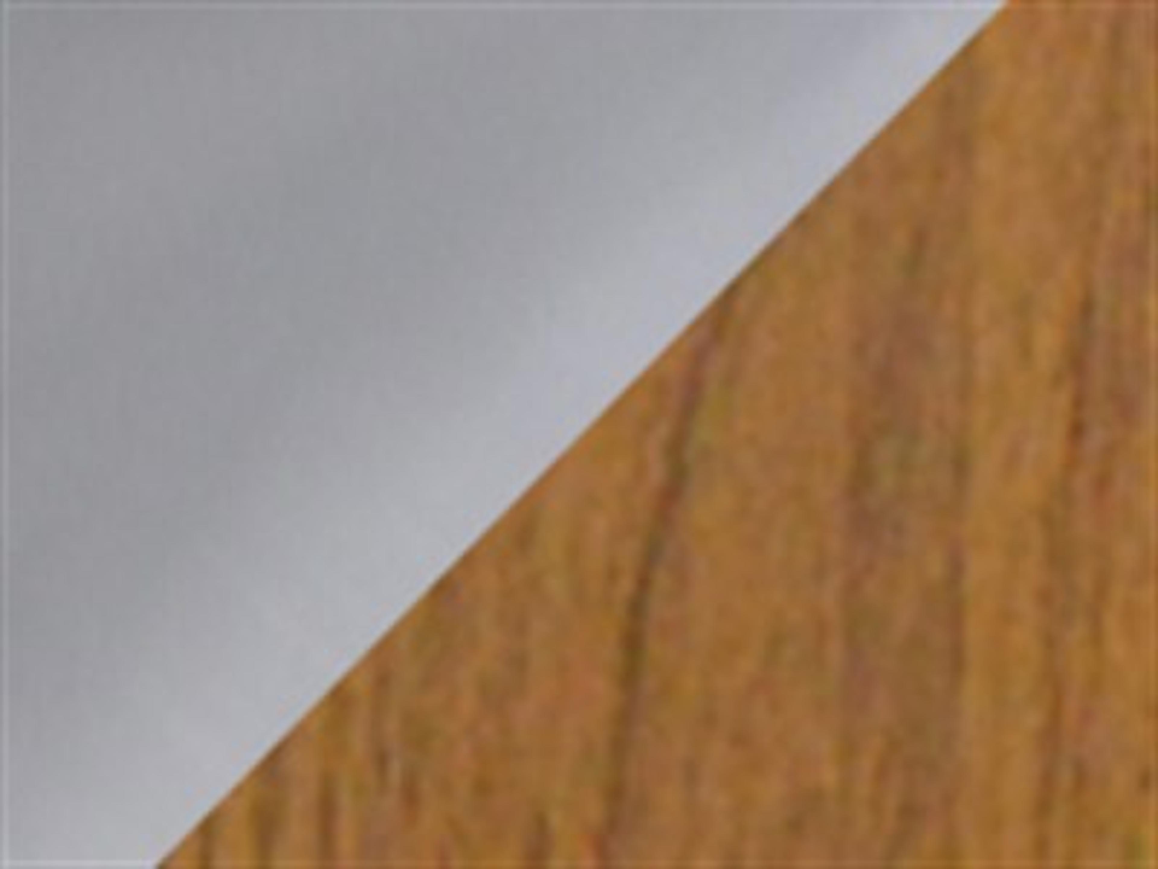 Table Finish: Brushed Aluminum and Oak