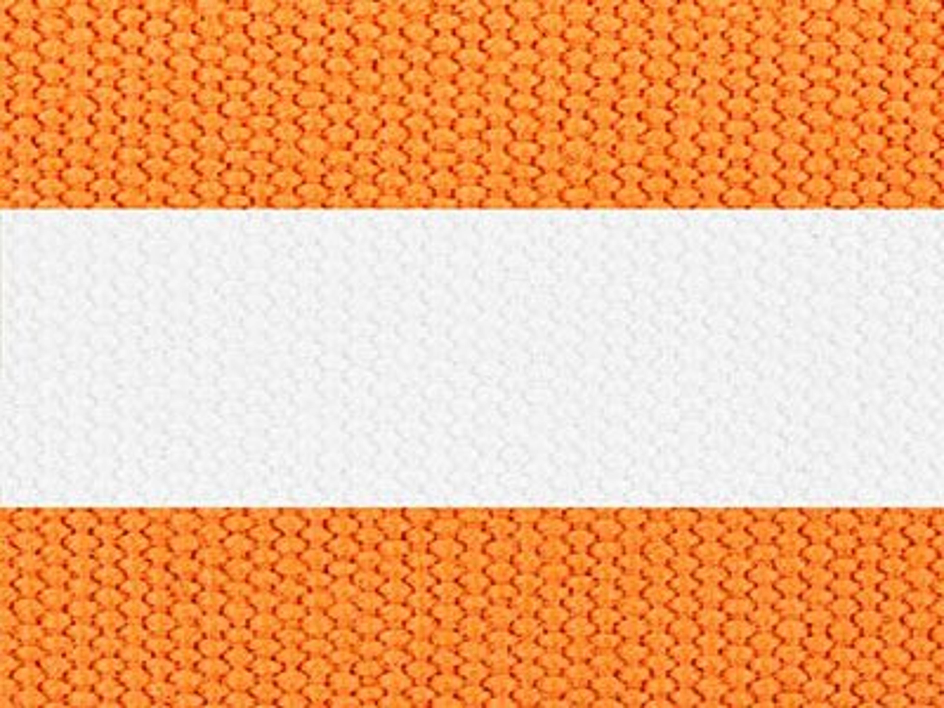 Fabric: Recacril Orange Stripe