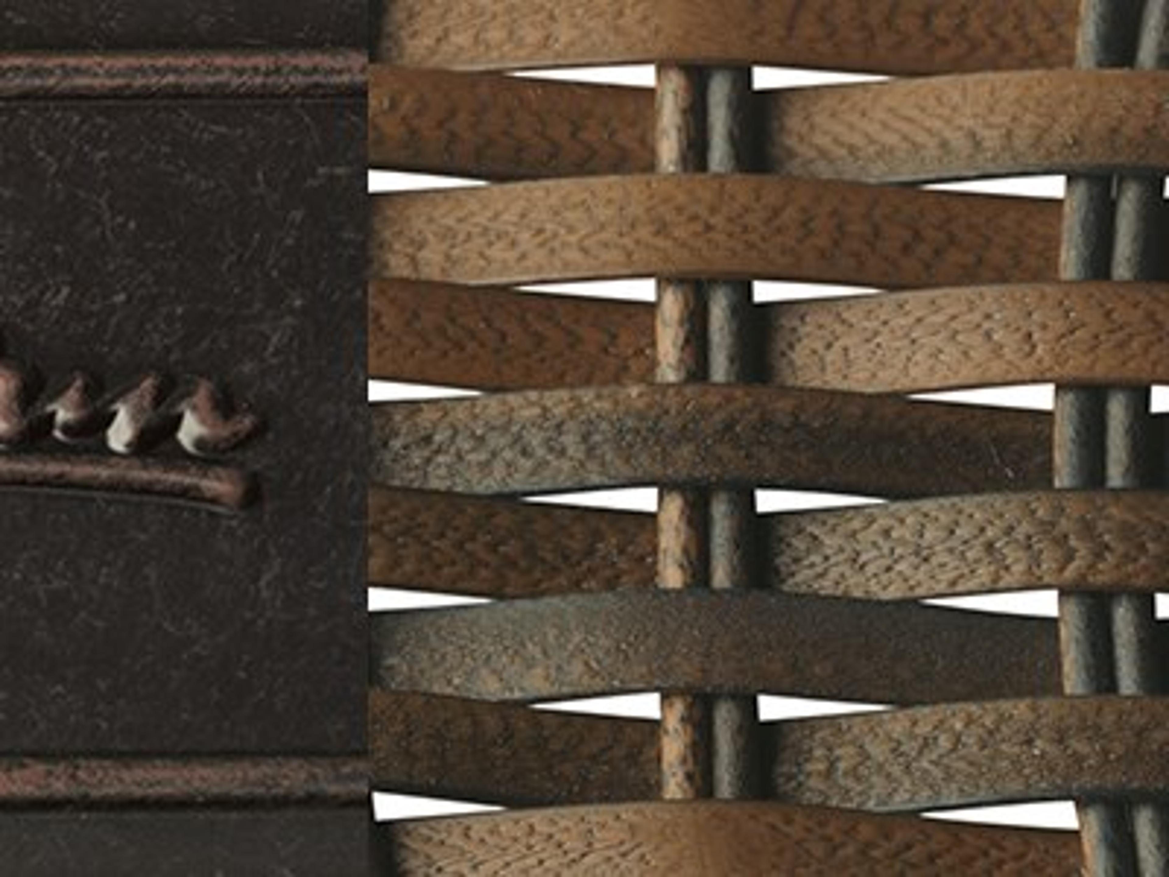 Seating Frame Finish: Vintage with Chestnut Woven