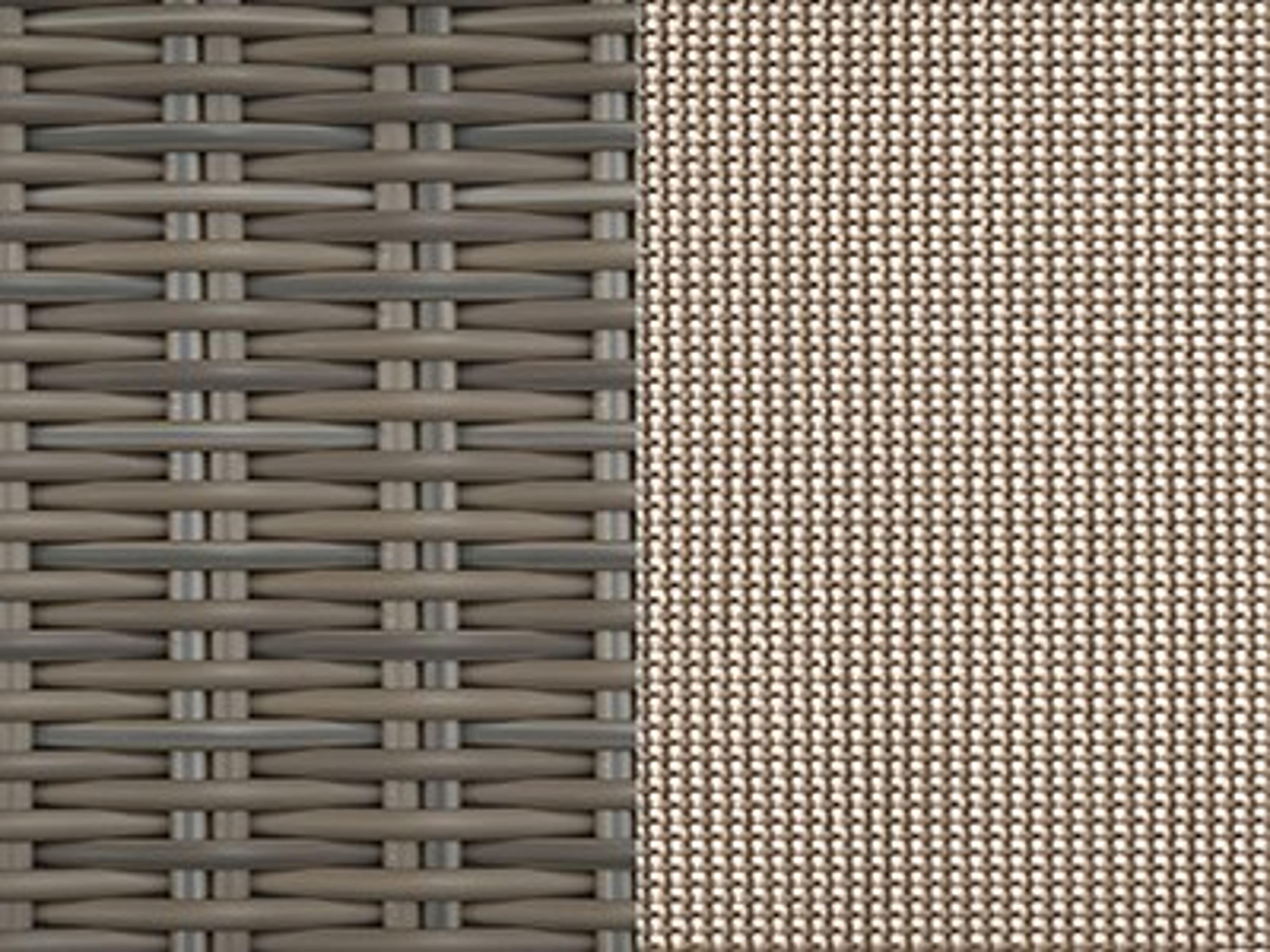 Seating Frame Finish: Driftwood Wicker and Taupe Sling