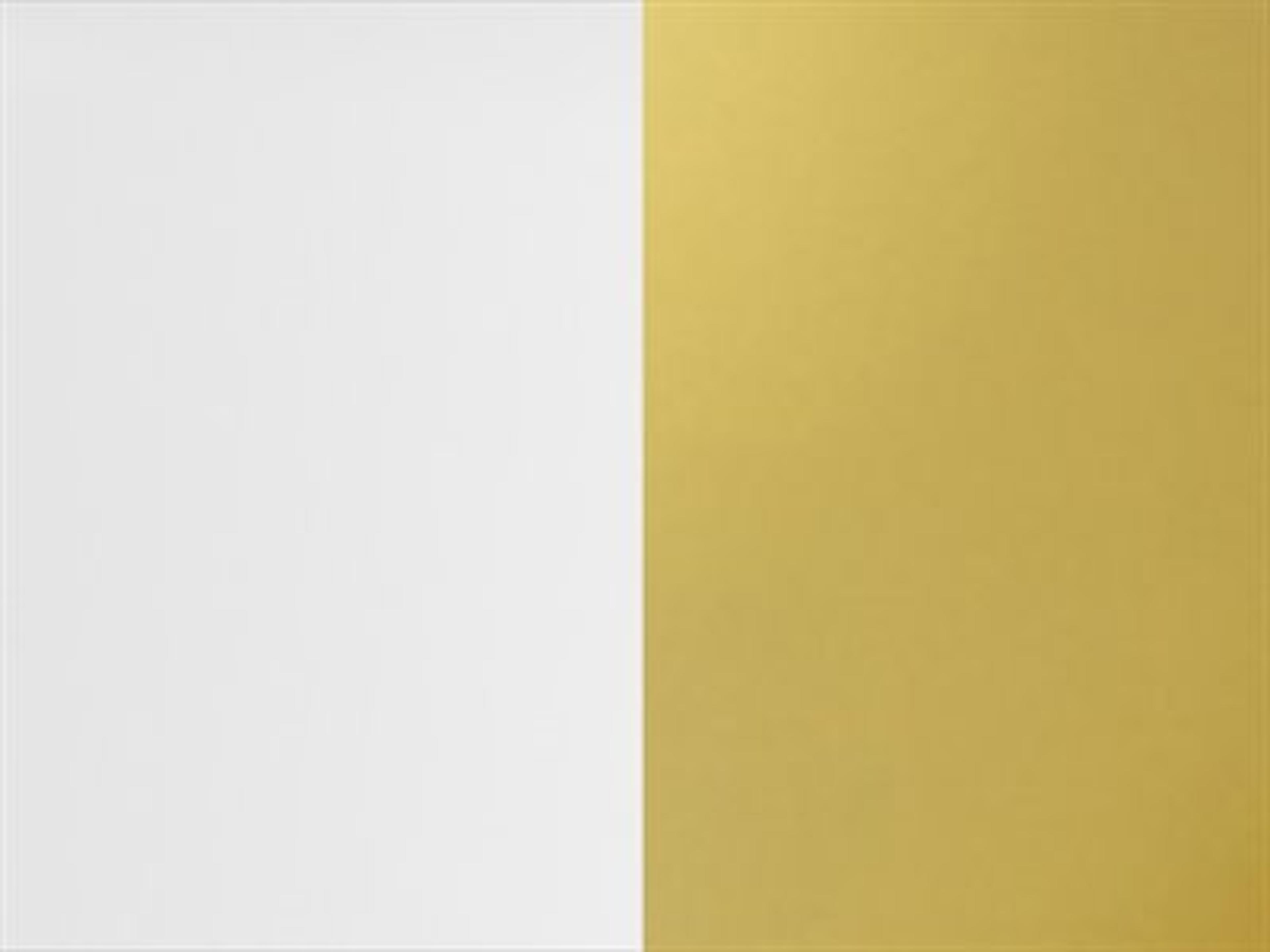 Back Finish: Gold / Matte White Interior