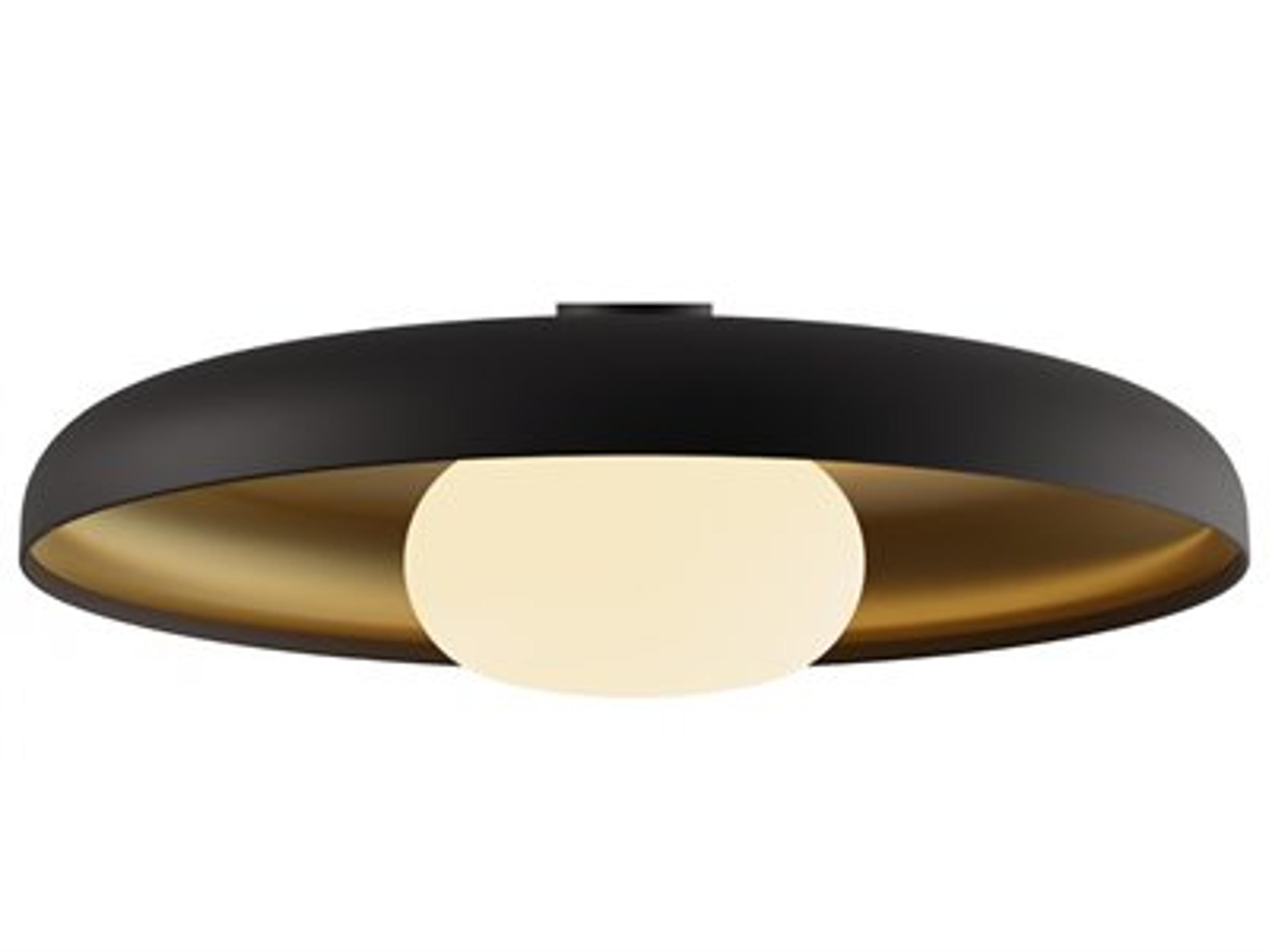 Attachment: Matte Black / Brass Shade & Glass Ball