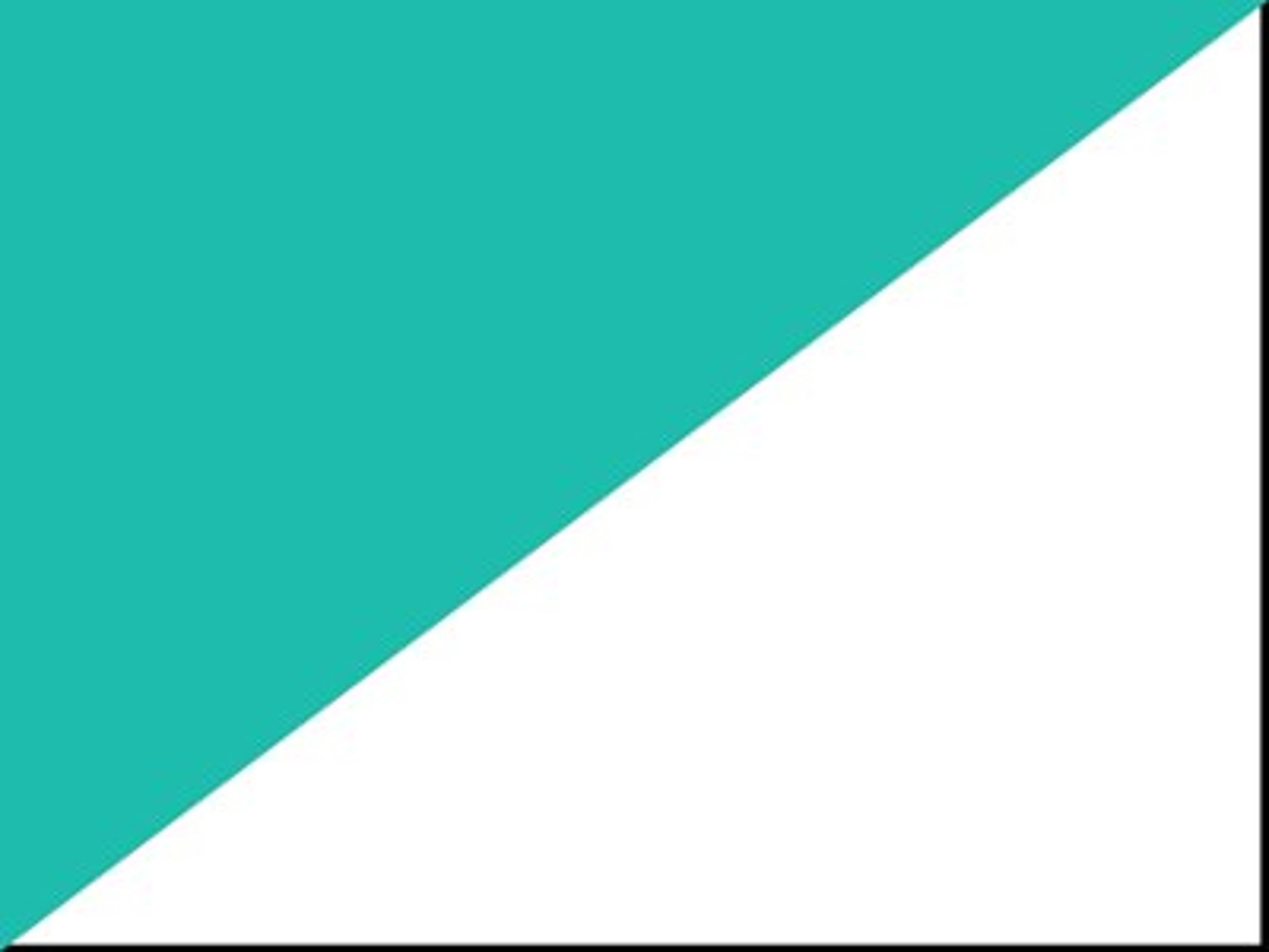 Table Finish: Aruba Blue & White