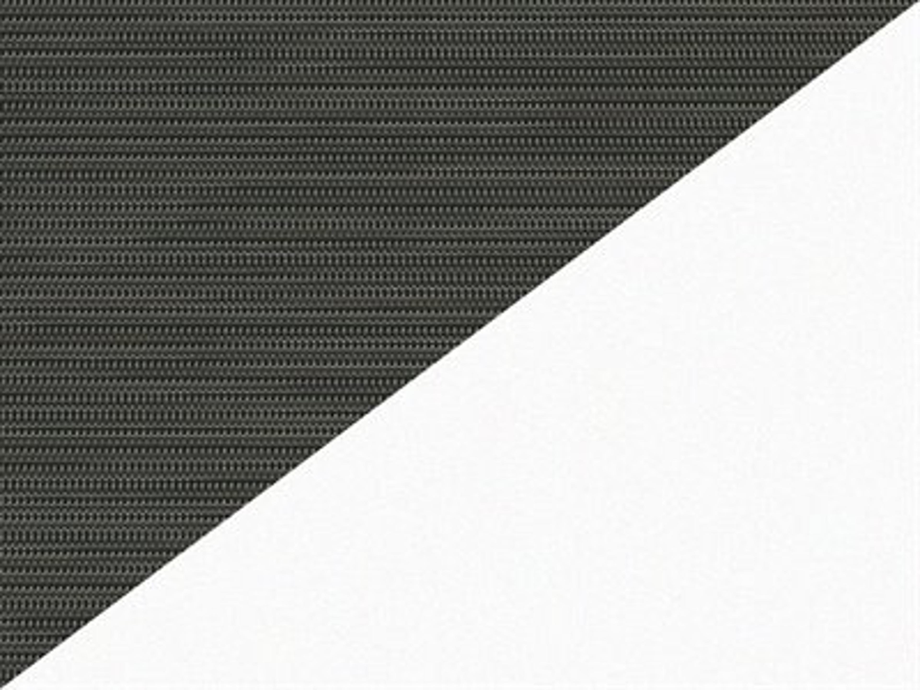 Finish and Sling: Textured White with Dupione Smoke Sling