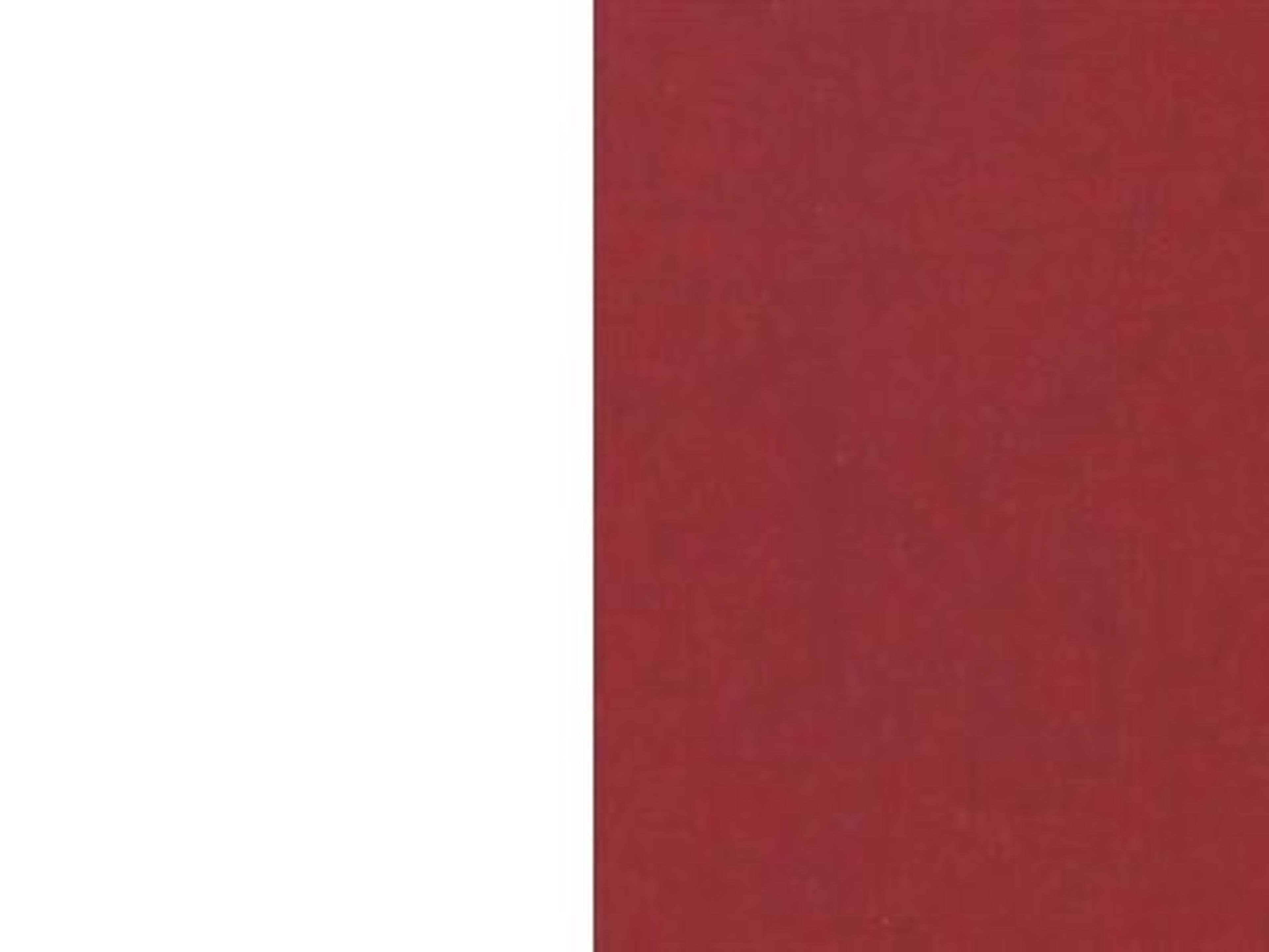 Polywood Finish: Sunset Red / White Polywood