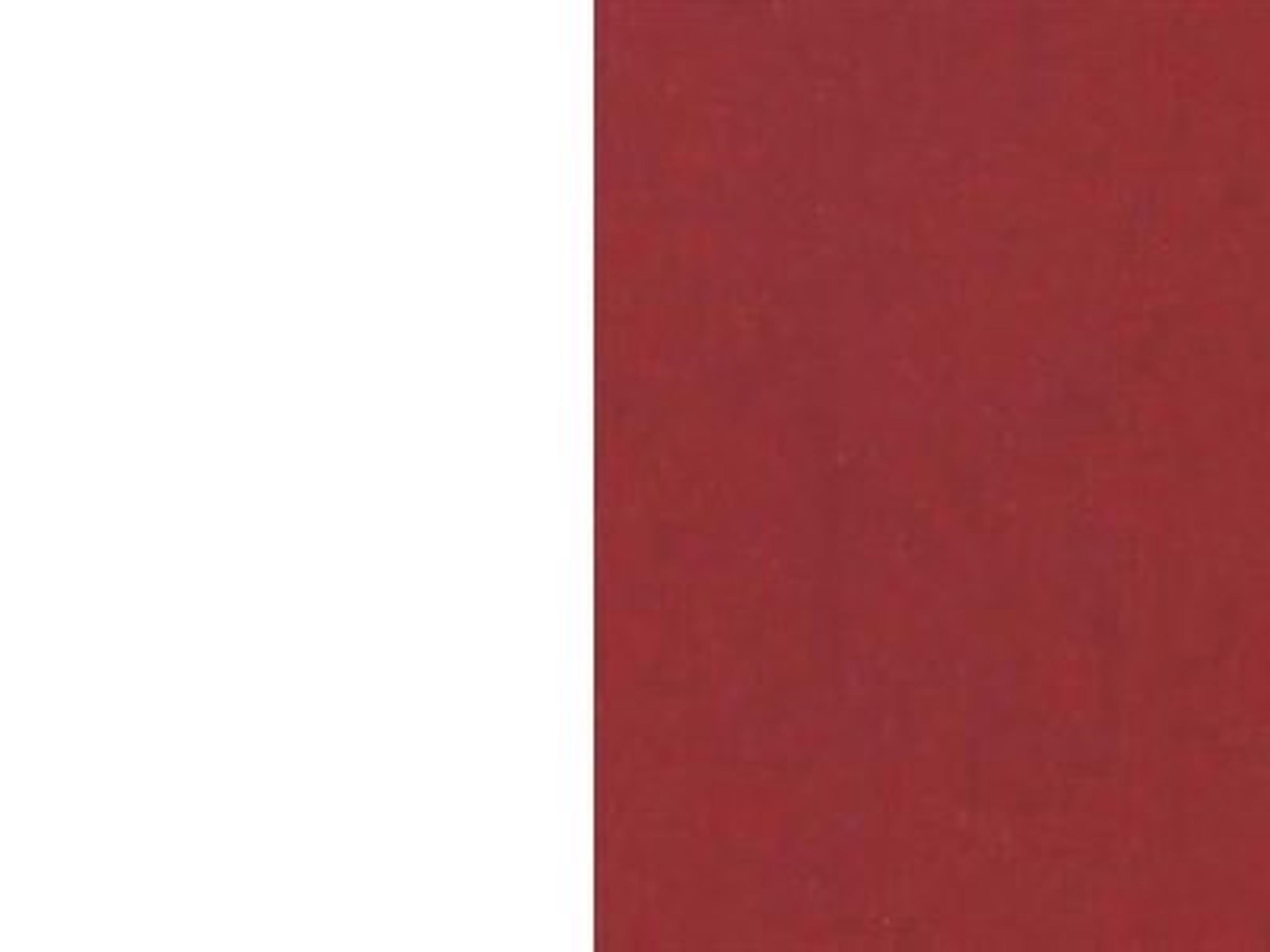 Polywood Finish: Sunset Red / White Polywood