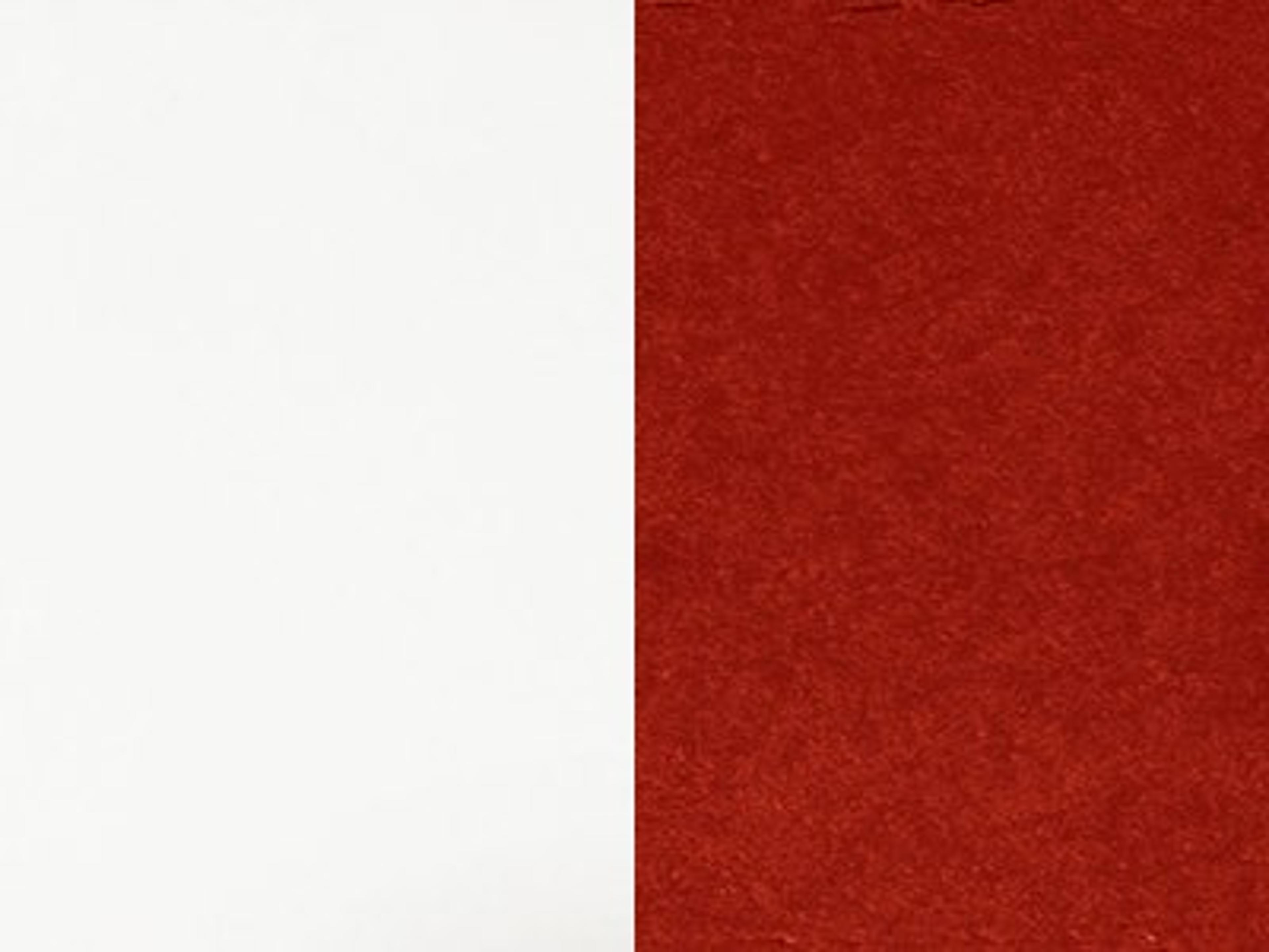 Polywood Finish / Cushion Color: Crimson Red / White Polywood