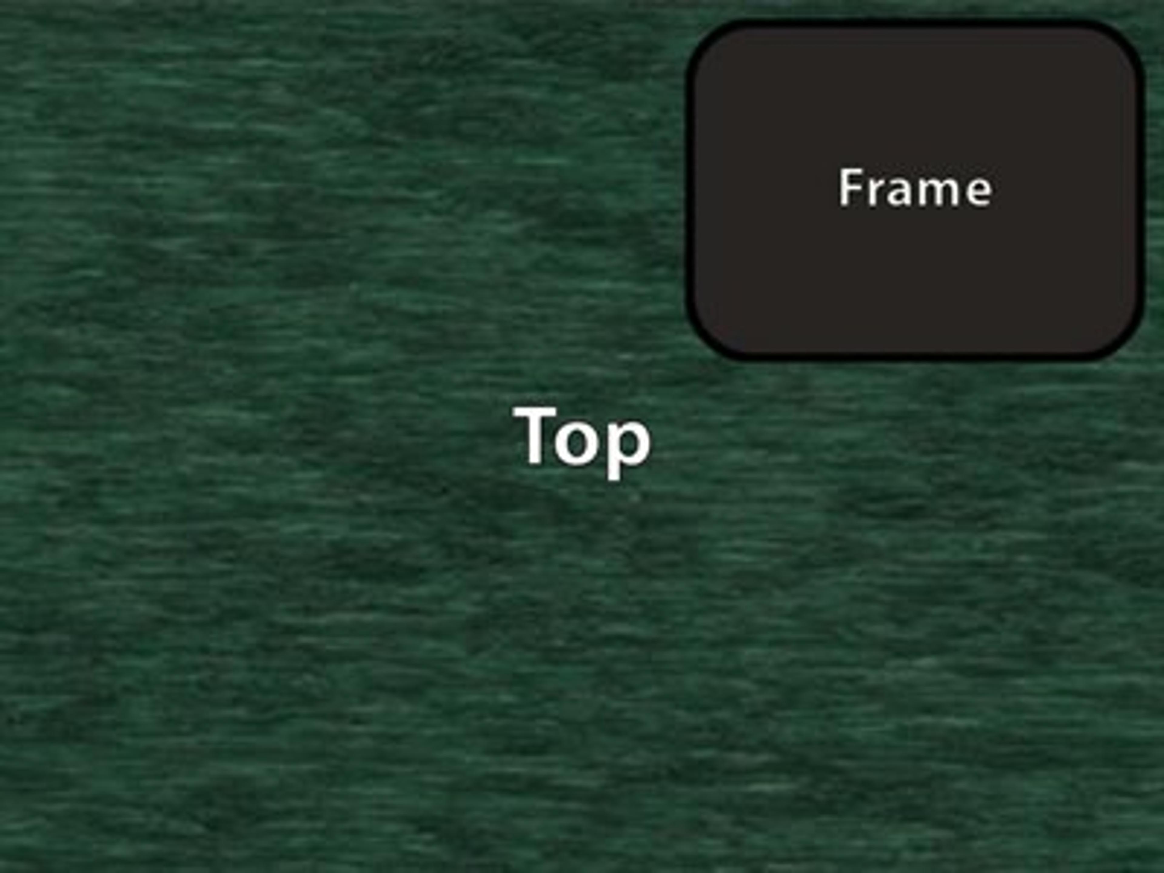 Table Finish: Green / Black Polywood