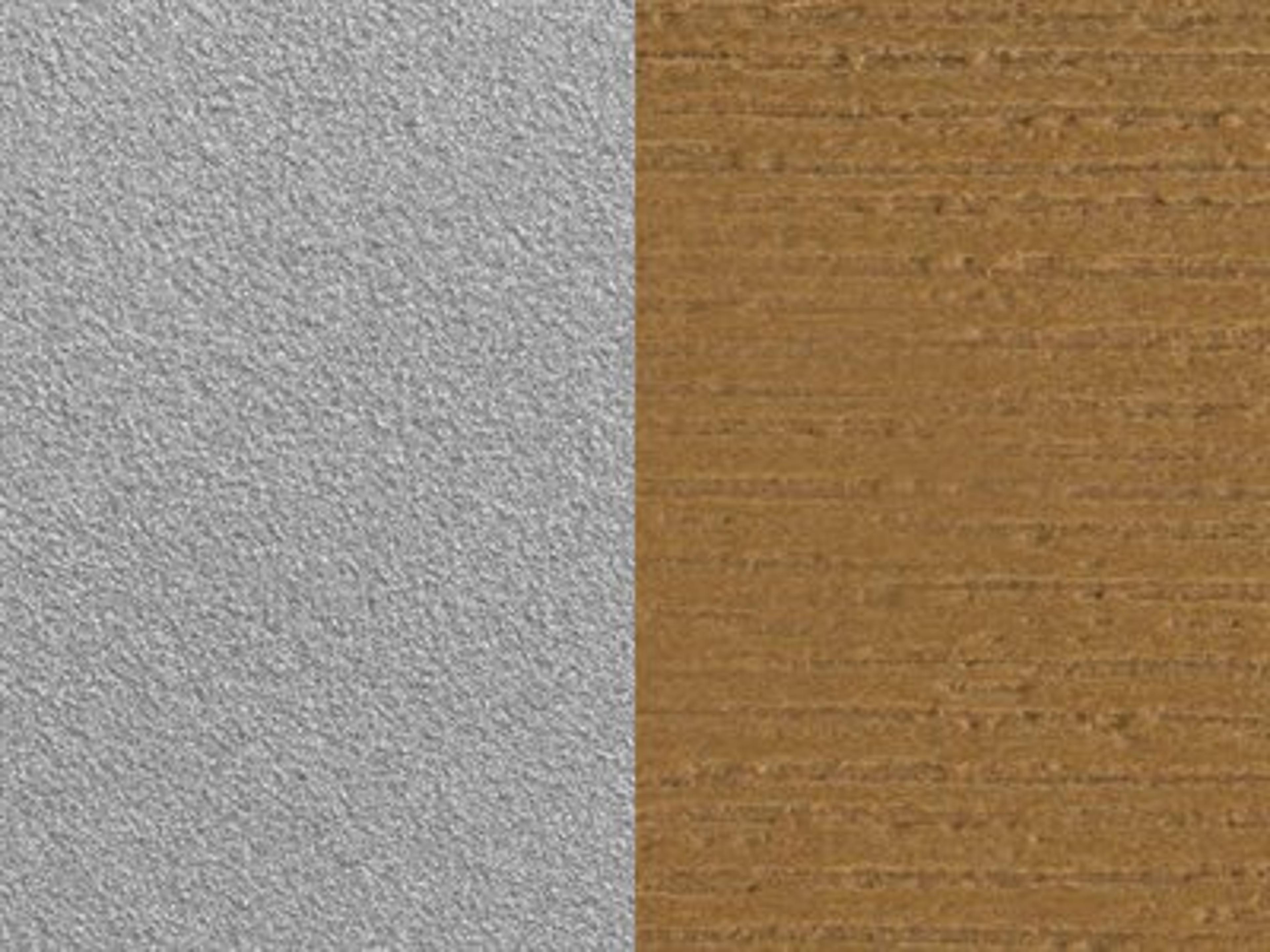 Seating Frame Finish: Silver Frame with Teak Durawood