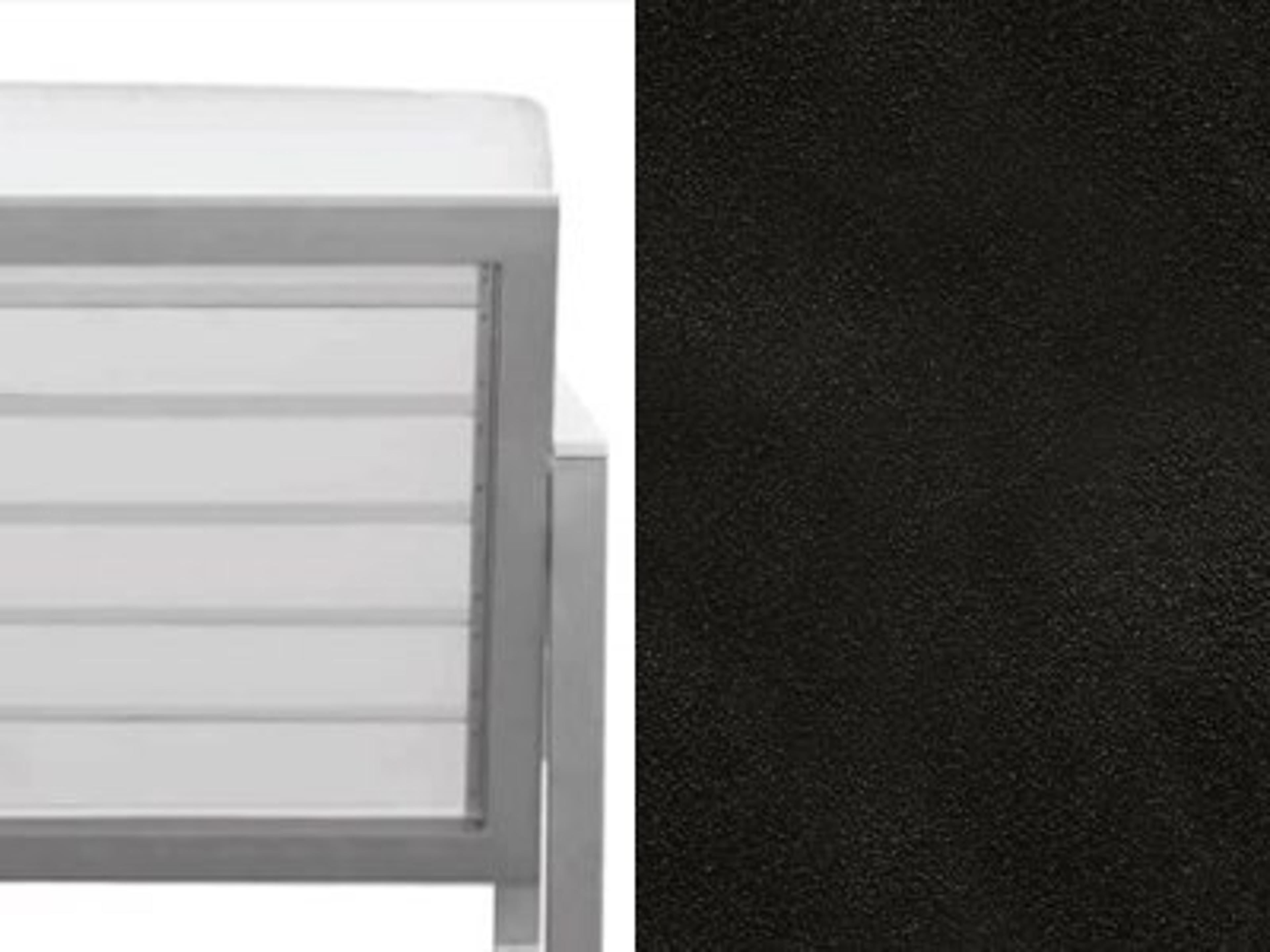 Back or Top Style: Black Slatted Duraboard