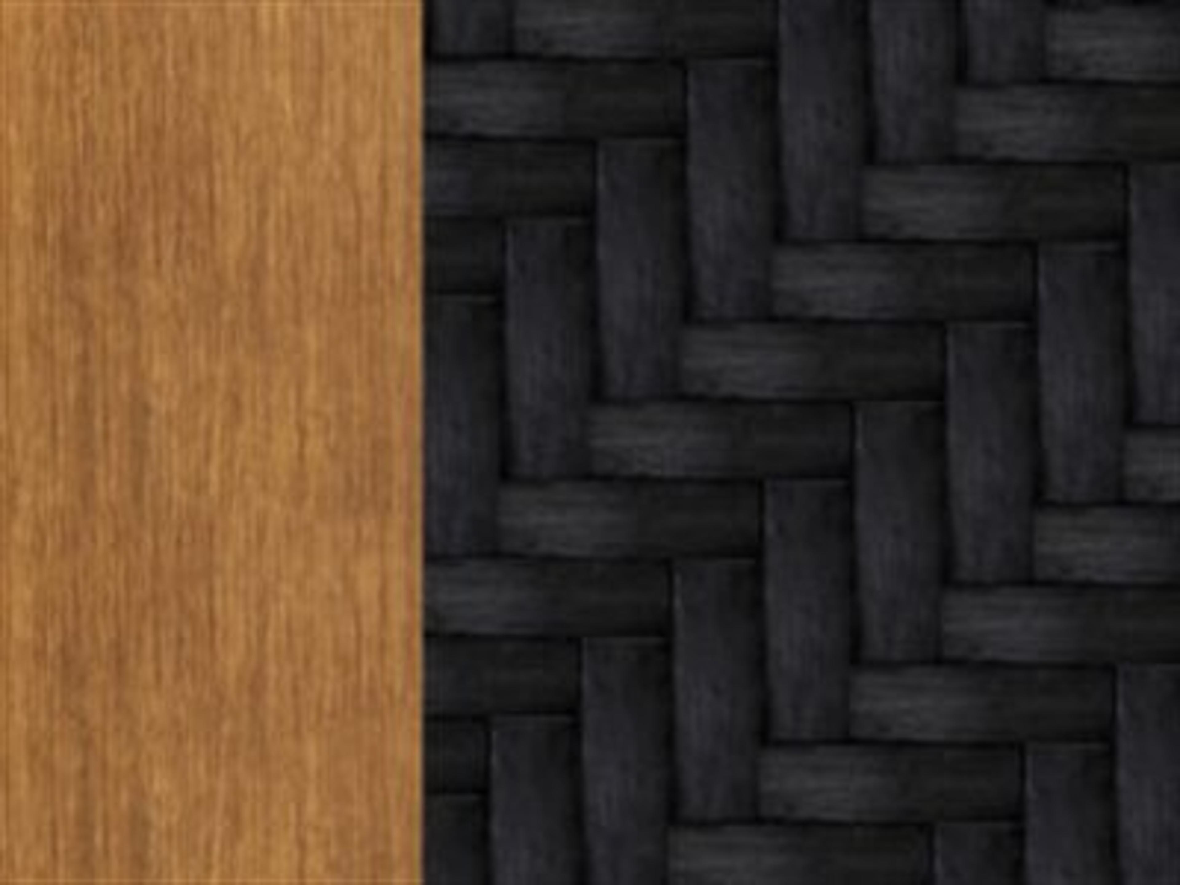 Light Finish: Natural and Black