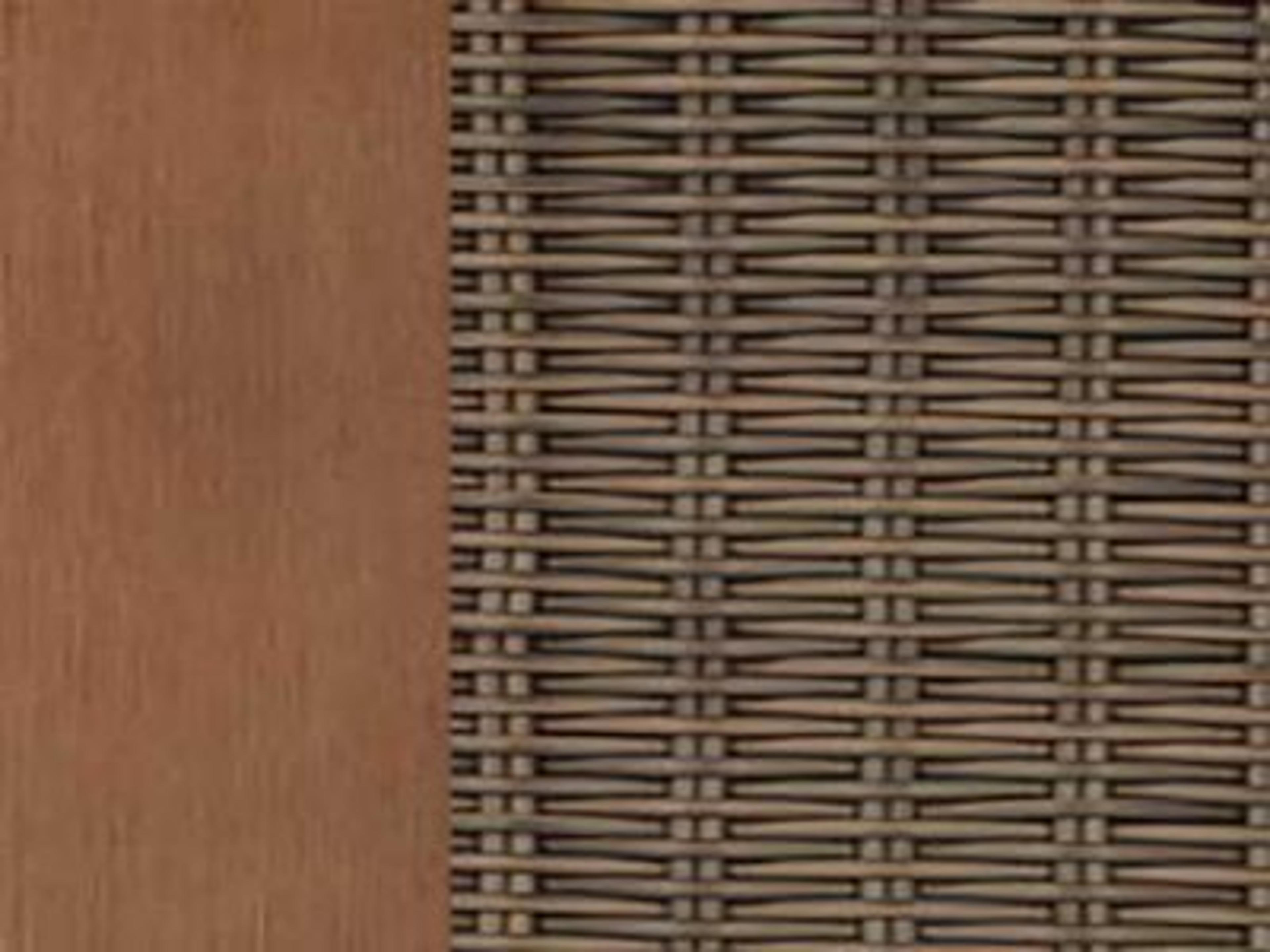 Seating Frame Finish: Raffia and Oak