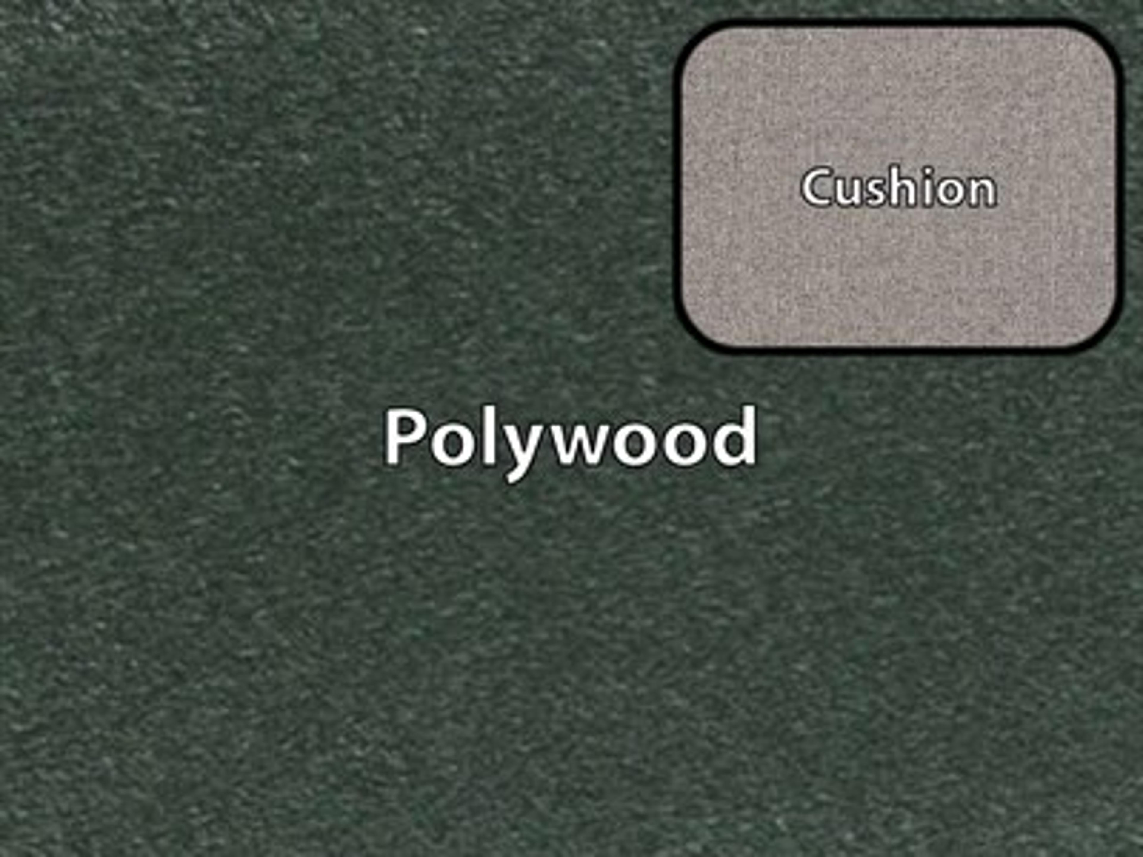 Polywood Finish / Cushion Color: Rainforest Canopy MGP / Weathered Tweed Cushion