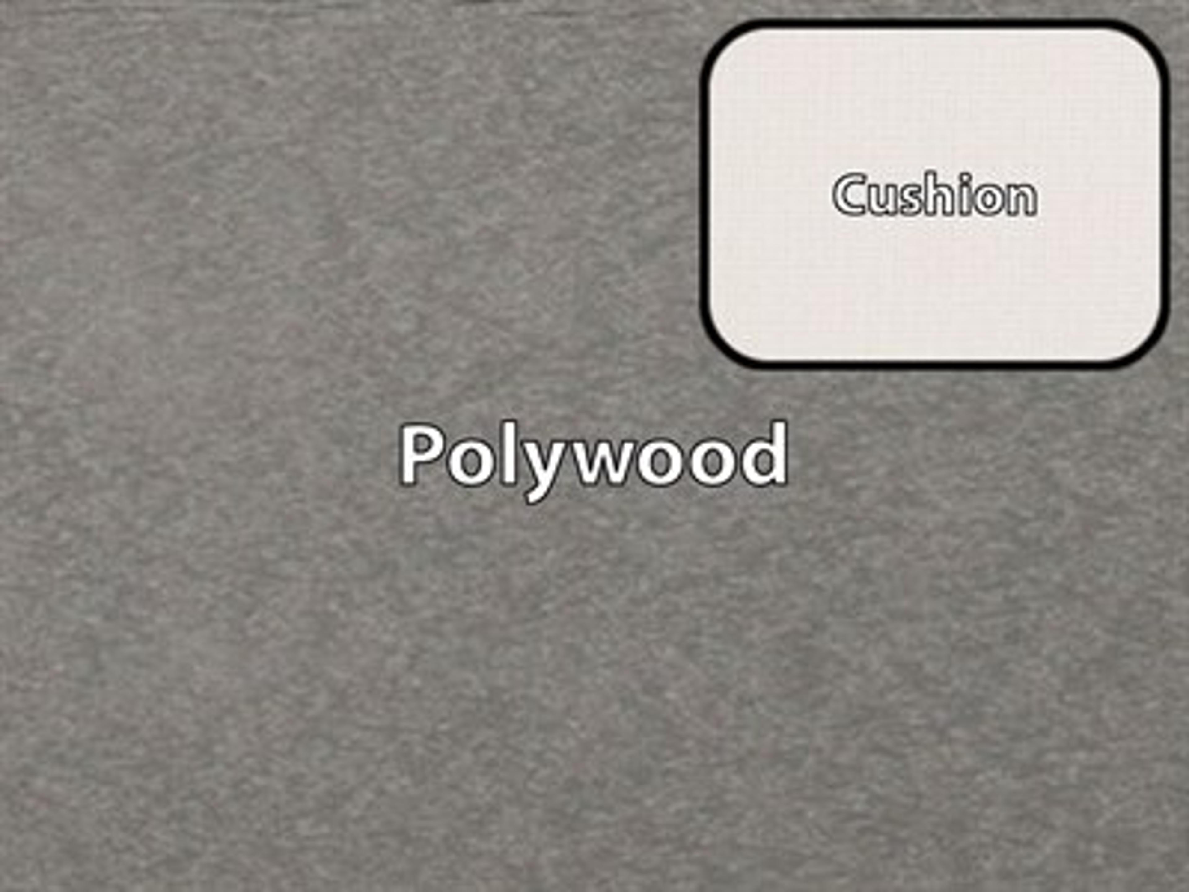 Polywood Finish / Cushion Color: Stepping Stone MGP / Natural Linen Cushion