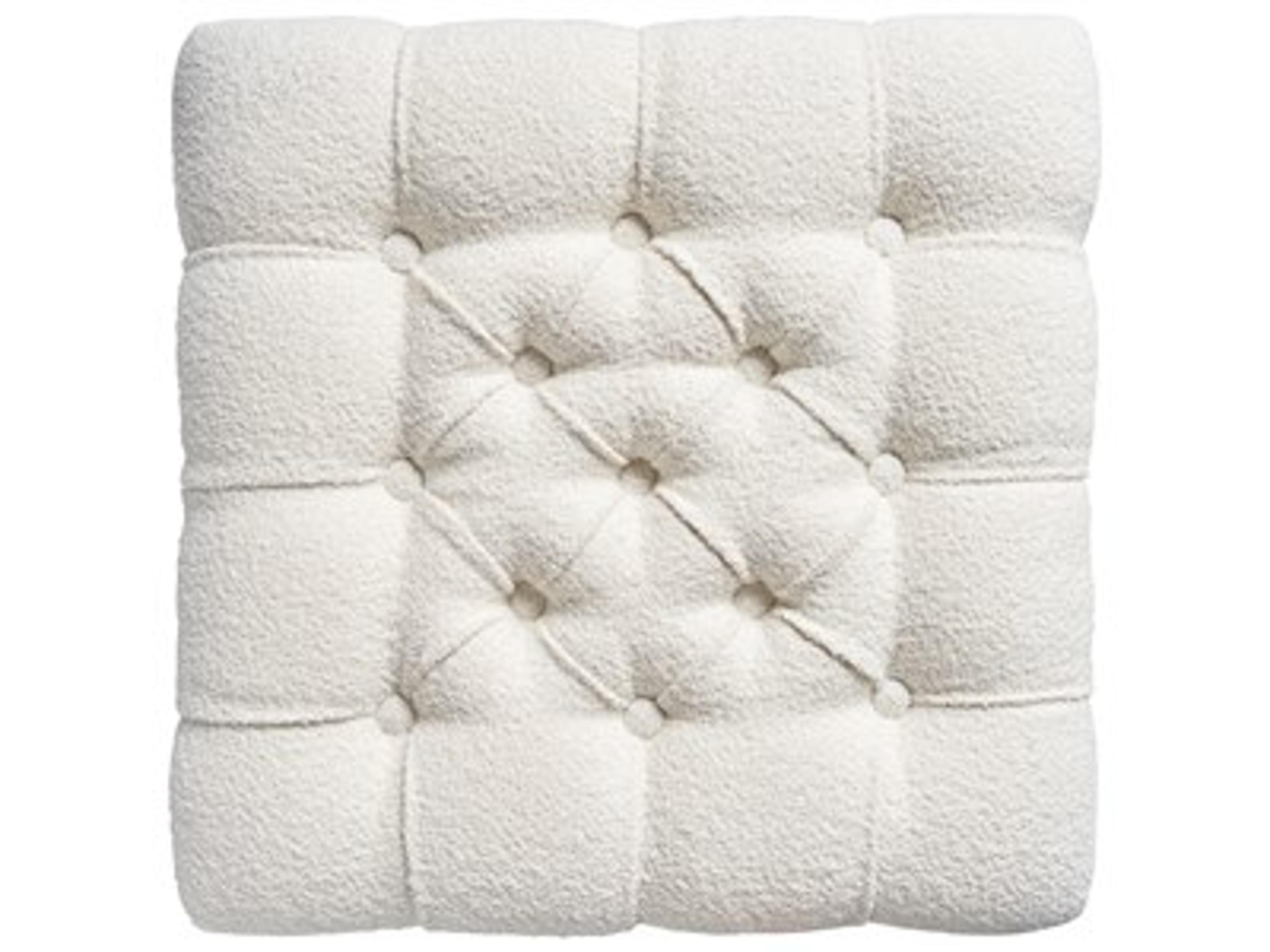 Ottoman Top: Classic Button Tuft