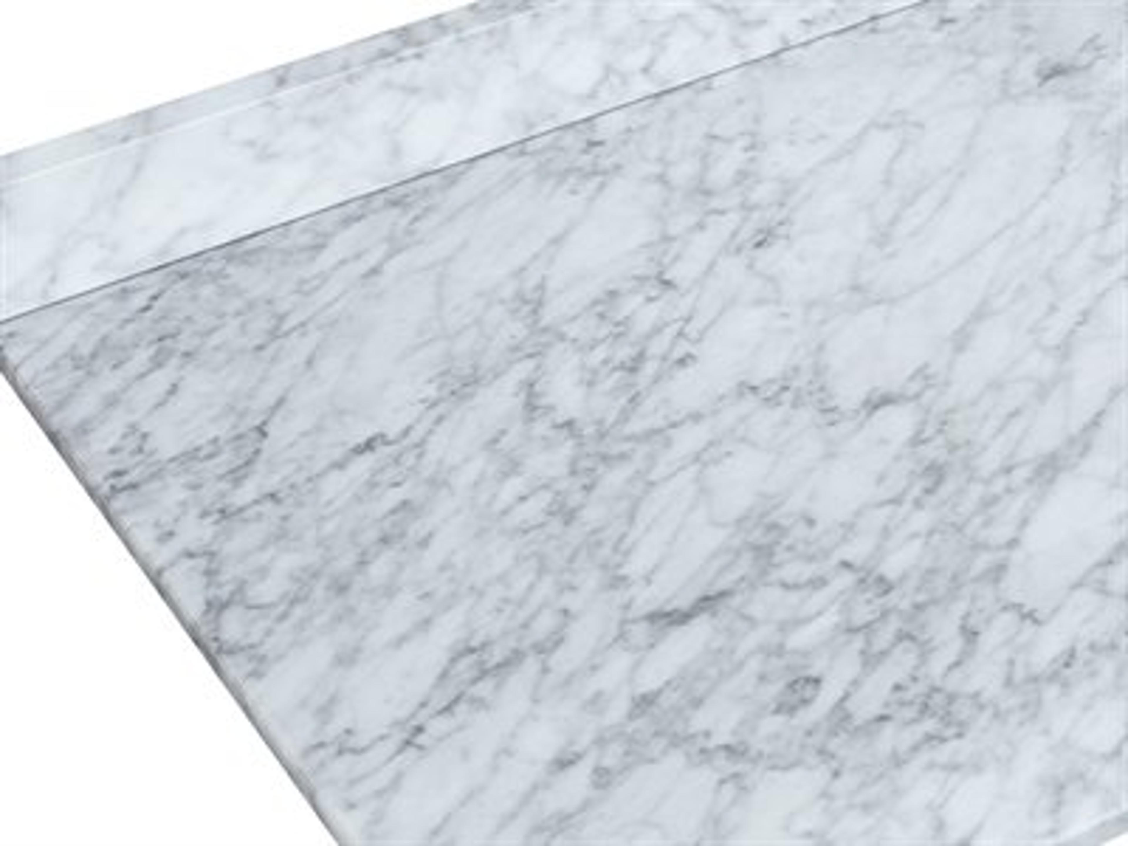 Top Finish: White Carrara Marble